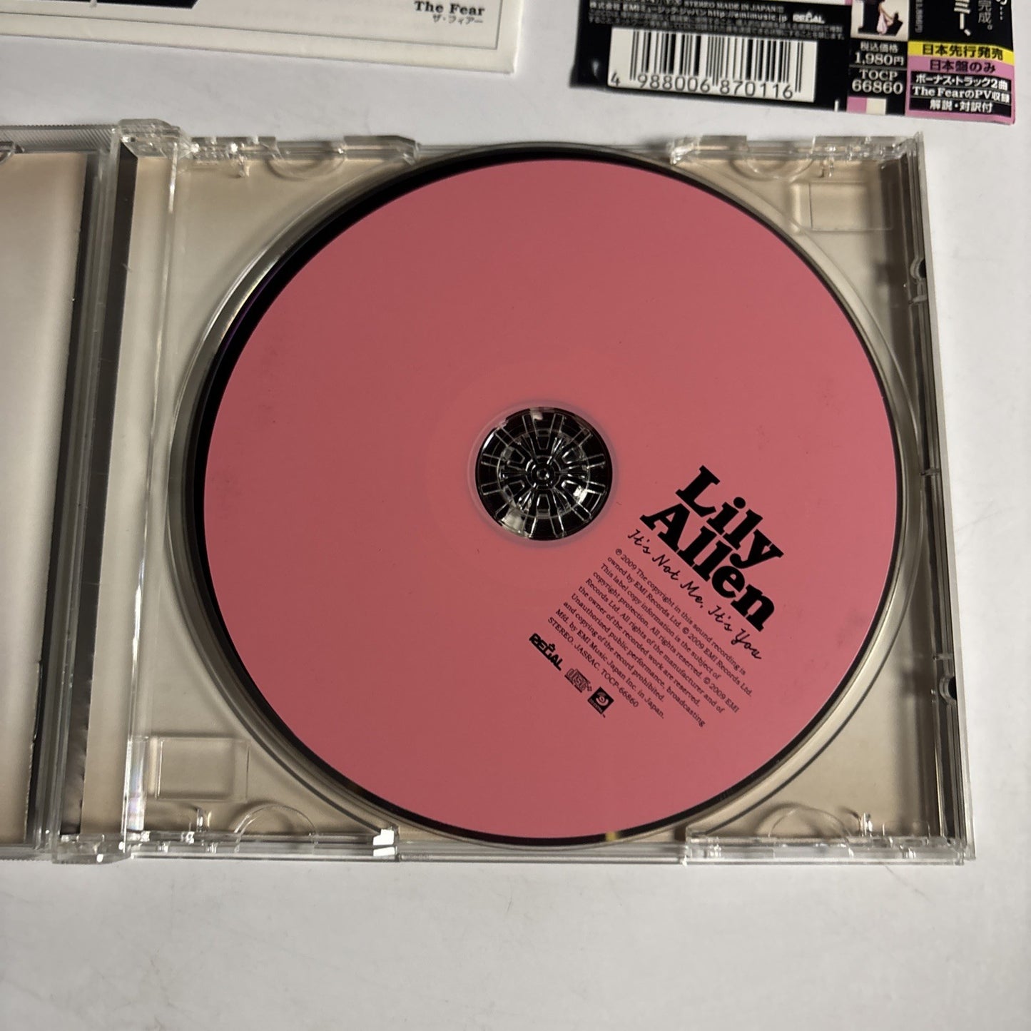 Lily Allen – It's Not Me, It's You (CD, 2009) Japan obi TOCP-66860