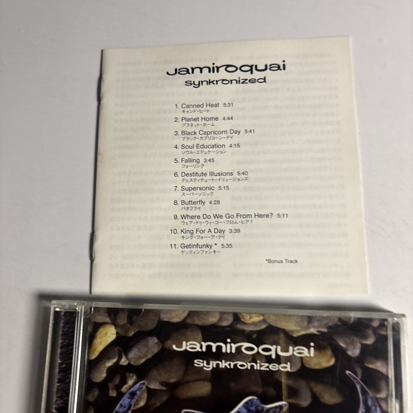 Jamiroquai – Synkronized (CD, 1999)  Japan Bonus Track ESCA 8006