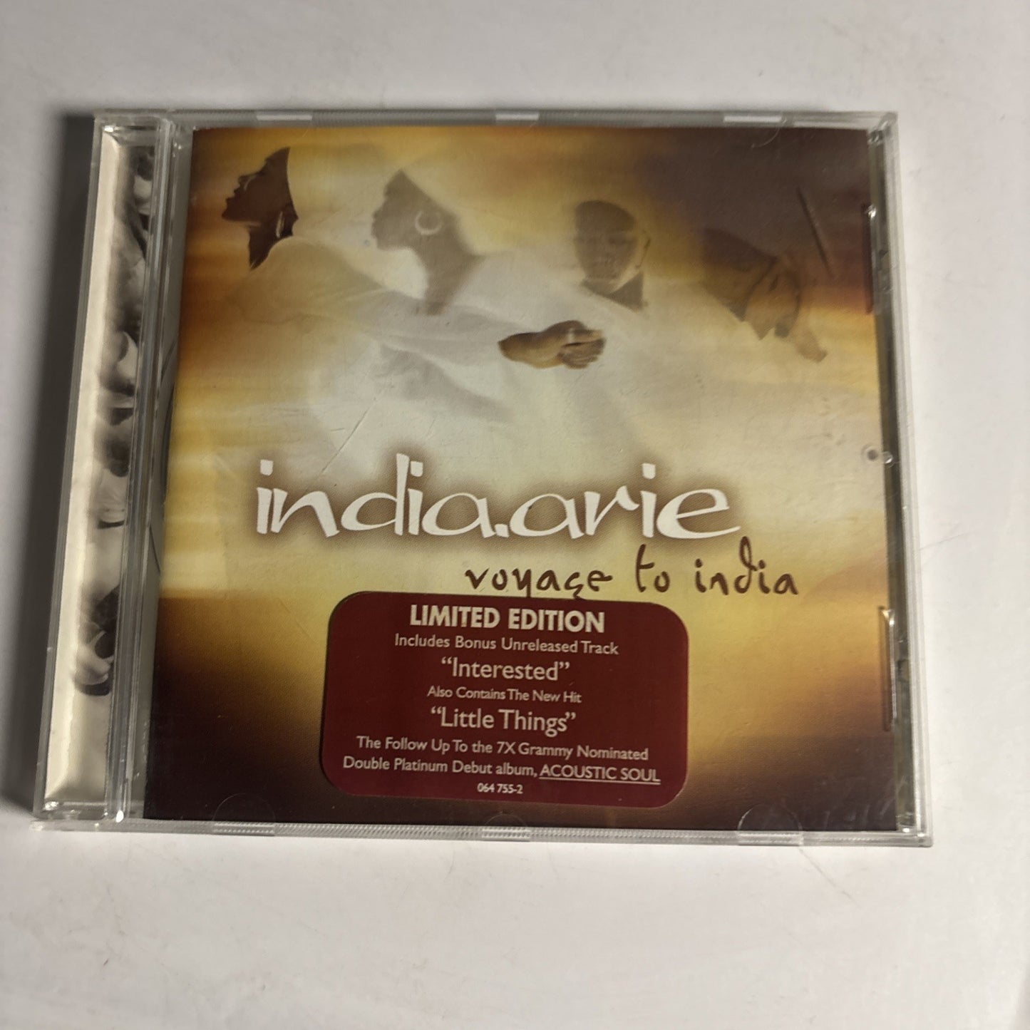 India.Arie – Voyage To India (CD, 2002) Europe Limited Edition  064 755-2