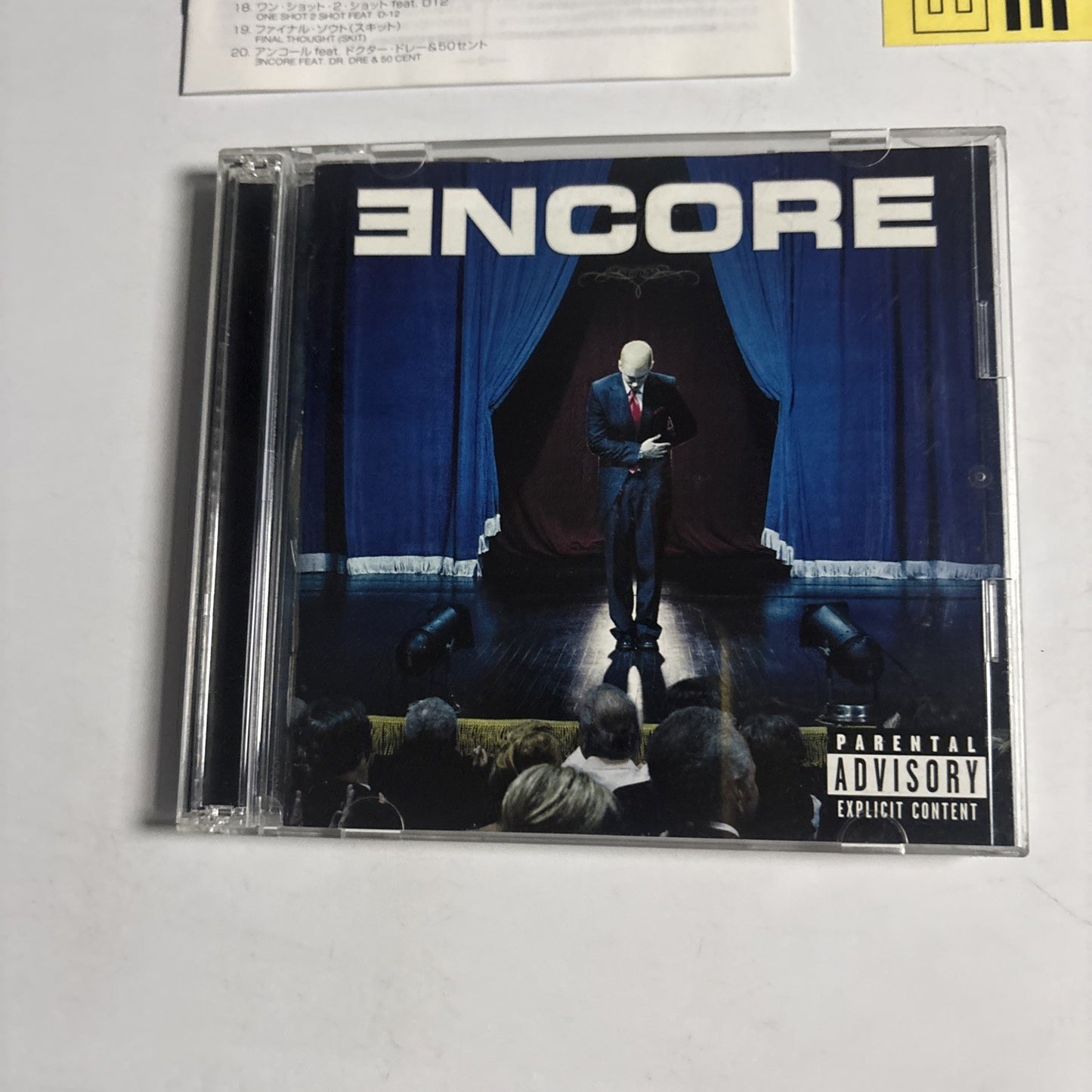 Eminem – Encore (CD + DVD, 2004) Japan UICS-9029 Sticker