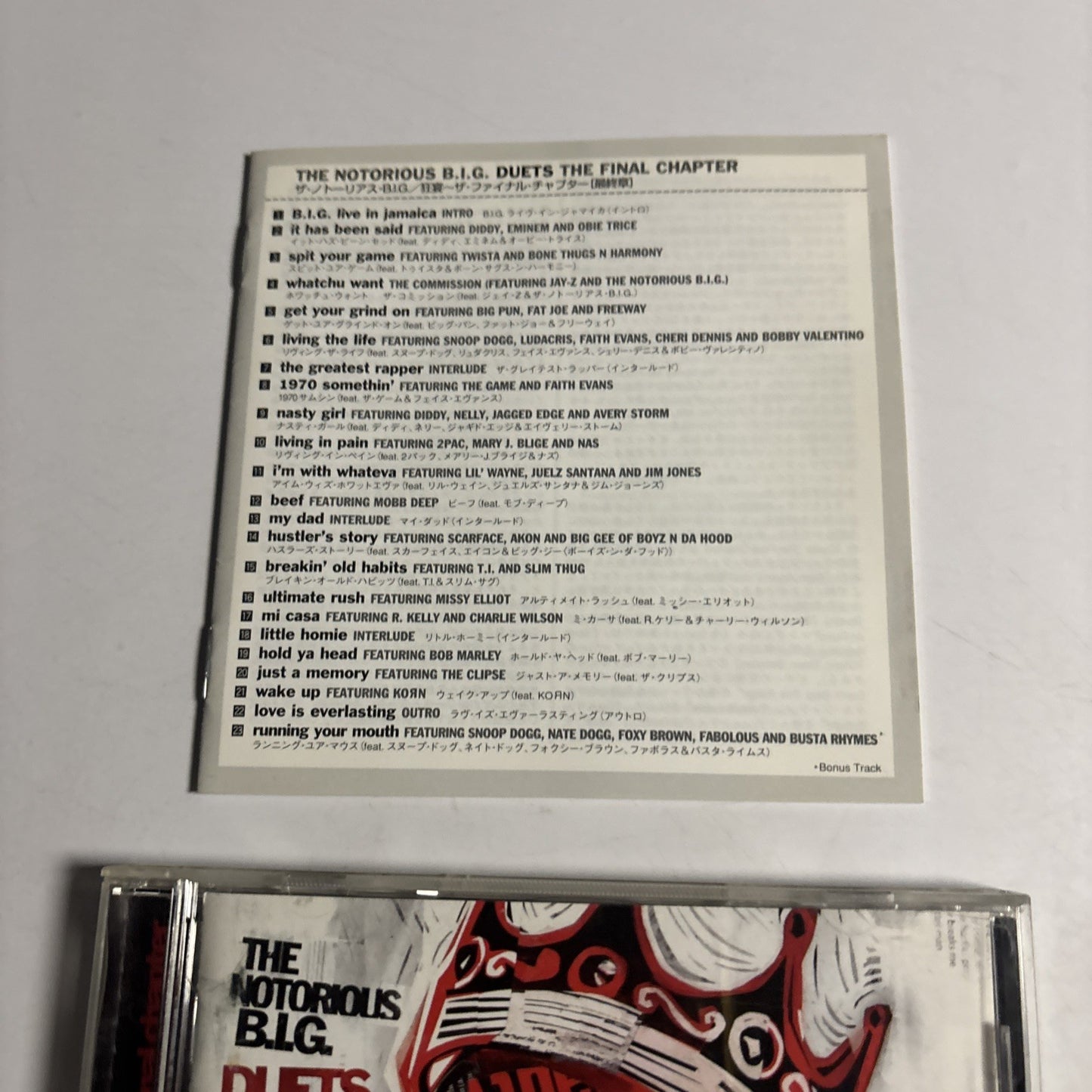 Notorious B.I.G. – Duets (The Final Chapter) (CD, 2005) Japan WPCR-12229