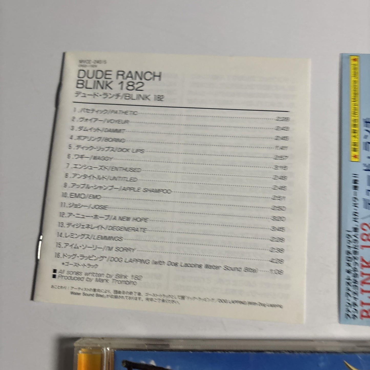 Blink-182 – Dude Ranch (CD, 1997) Japan obi MVCE-24015