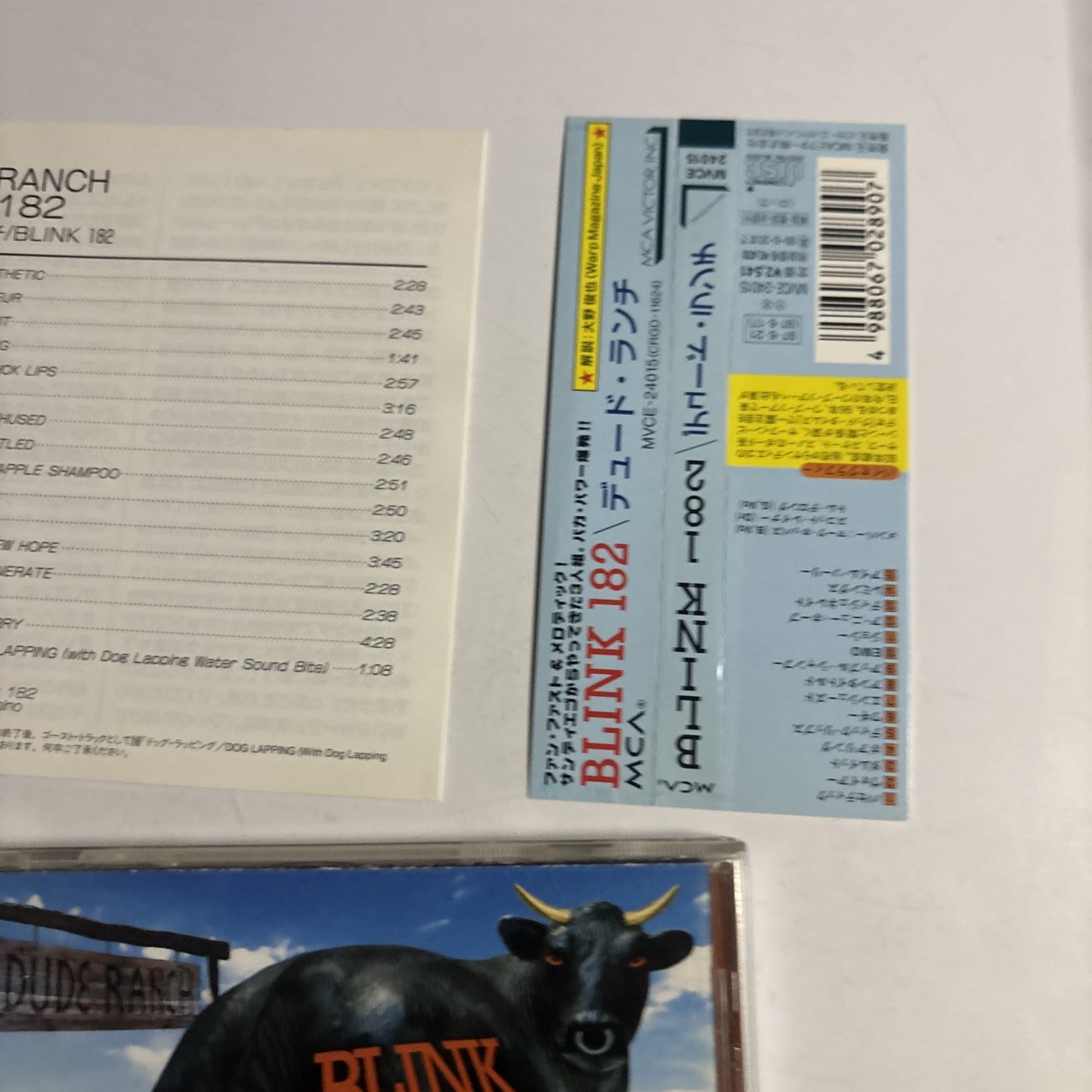 Blink-182 – Dude Ranch (CD, 1997) Japan obi MVCE-24015