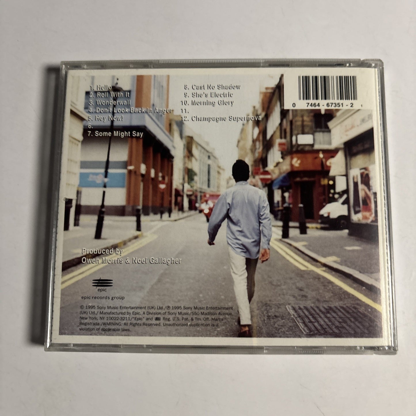 Oasis – (What's The Story) Morning Glory? (CD, 1995) US EK 67351