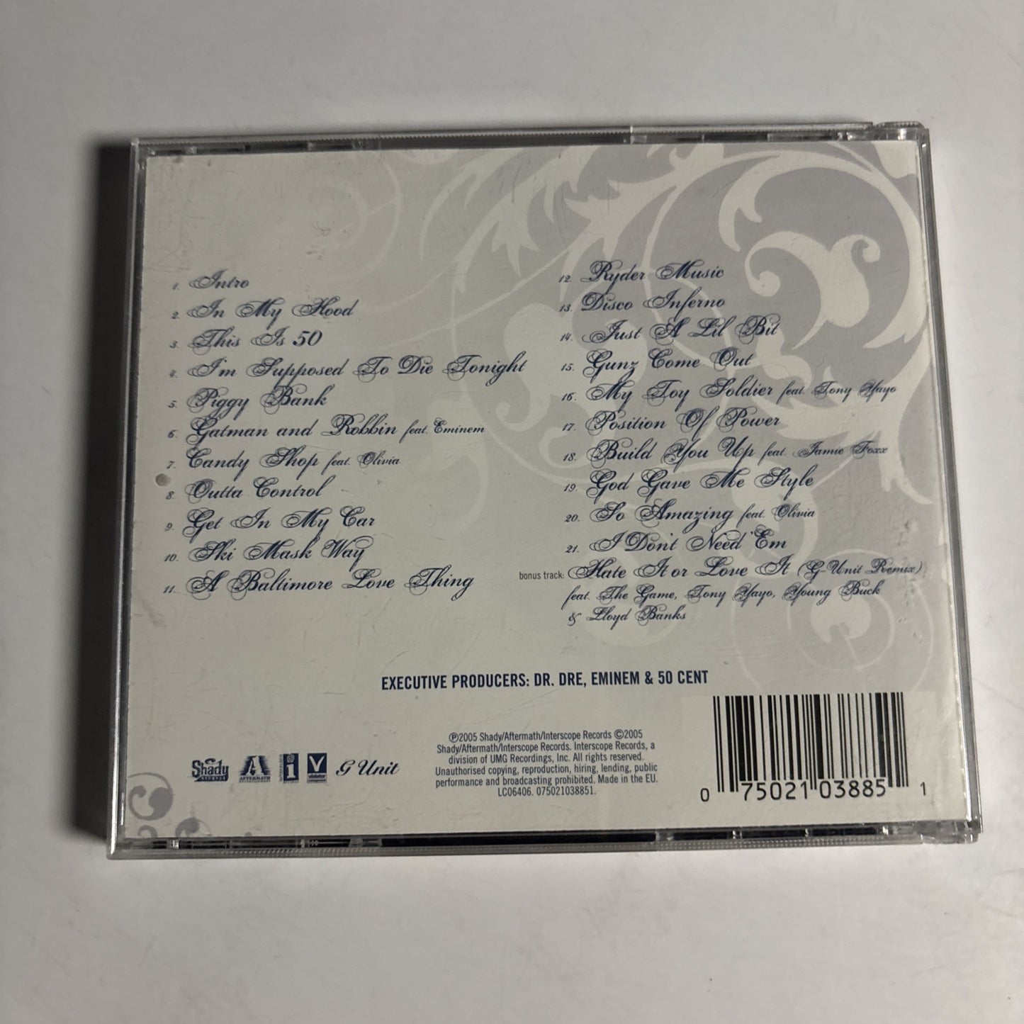 50 Cent – The Massacre (CD, 2005) Europe 075021038851