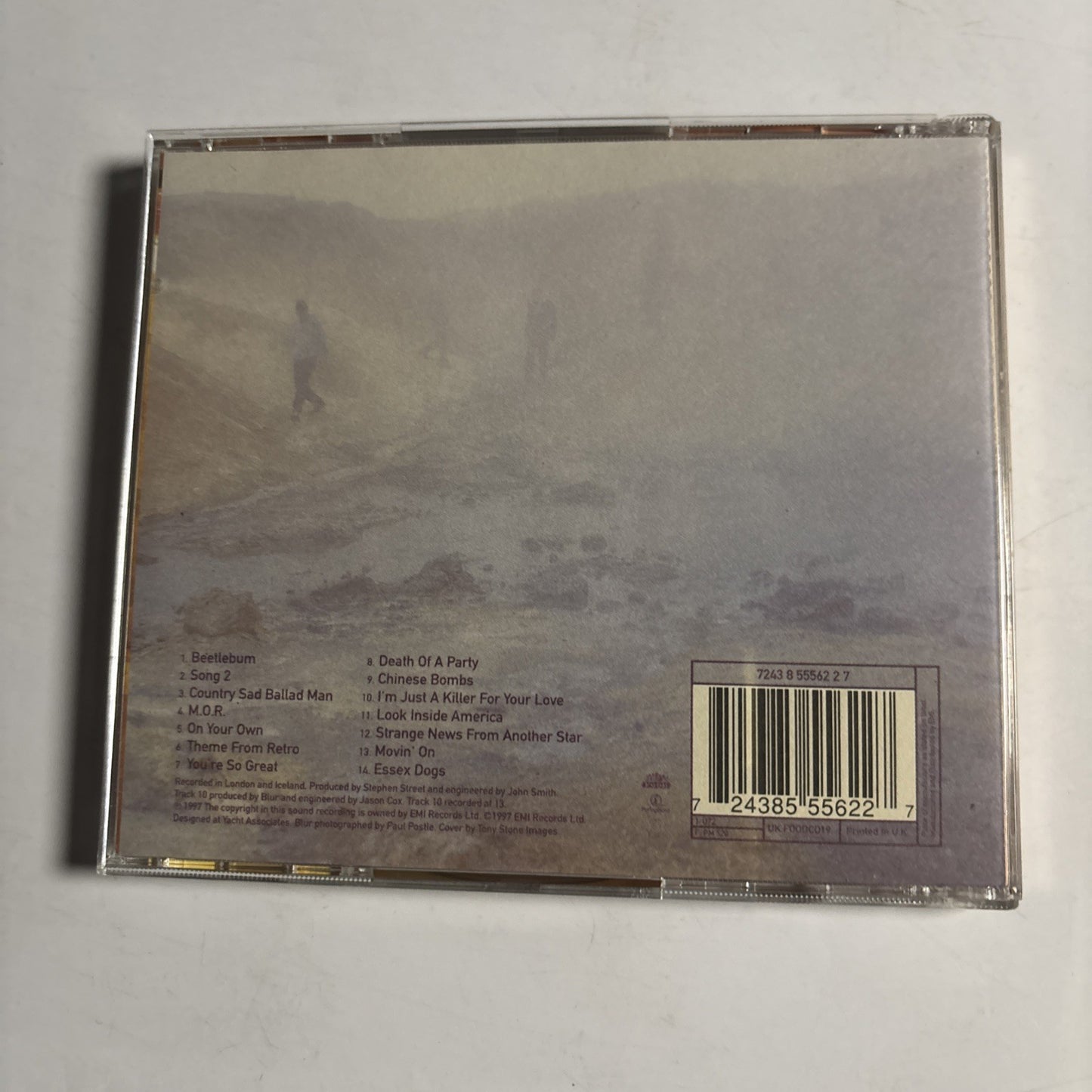 Blur – Blur (CD, 1997) UK 7243 8 55562 2 7