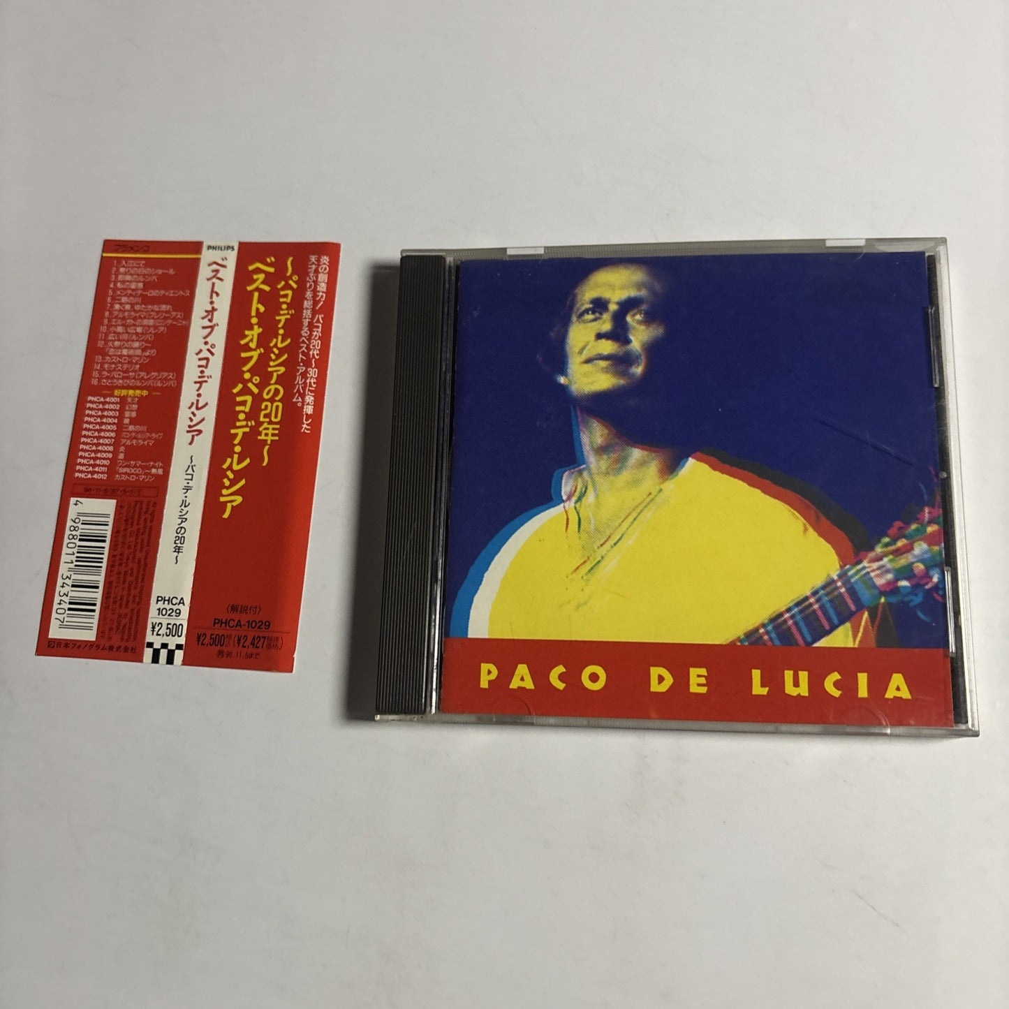 Paco De Lucía – Paco De Lucia (CD, 1988) Japan obi PHCA-1029