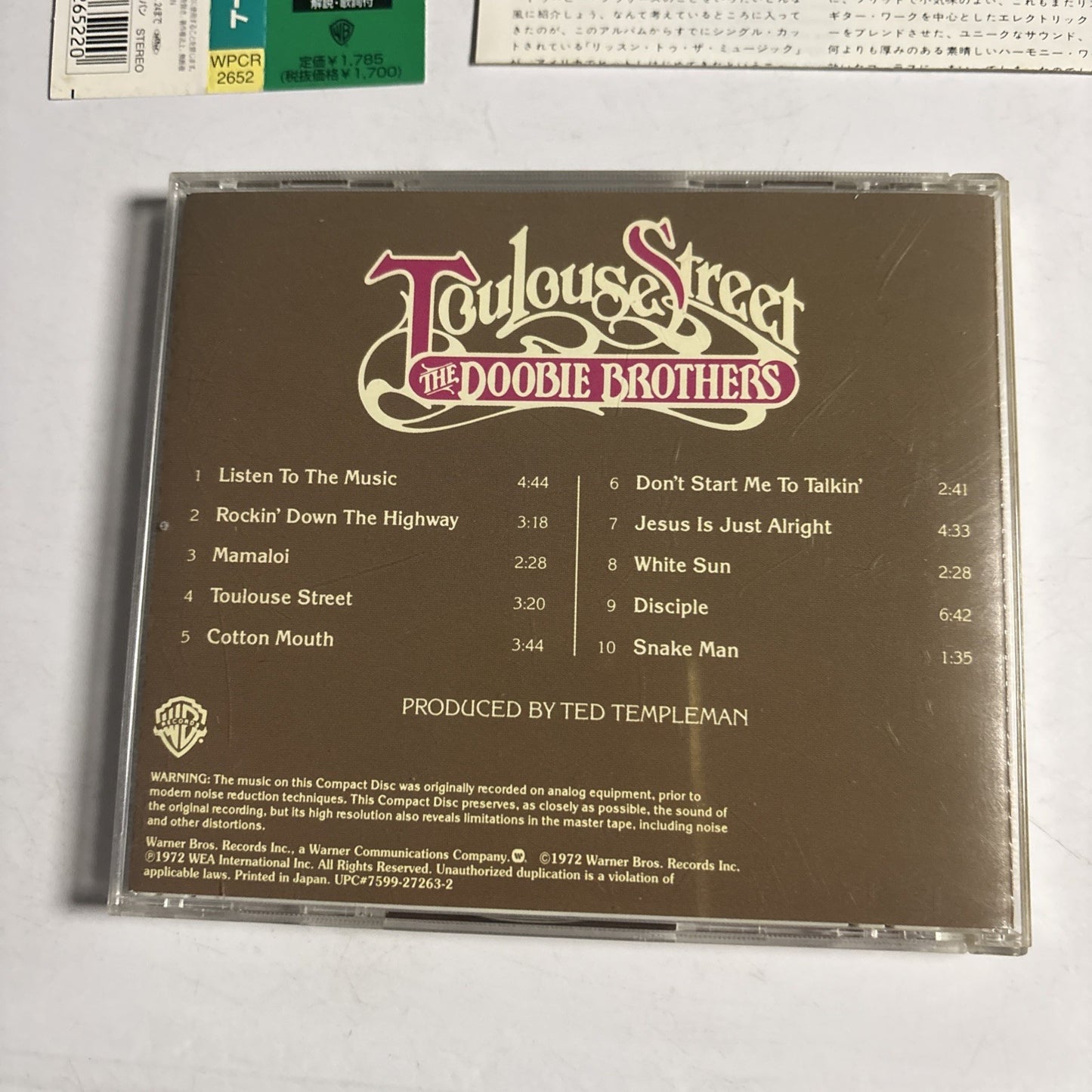 The Doobie Brothers – Toulouse Street (CD, 2006) Japan WPCR-2652 obi