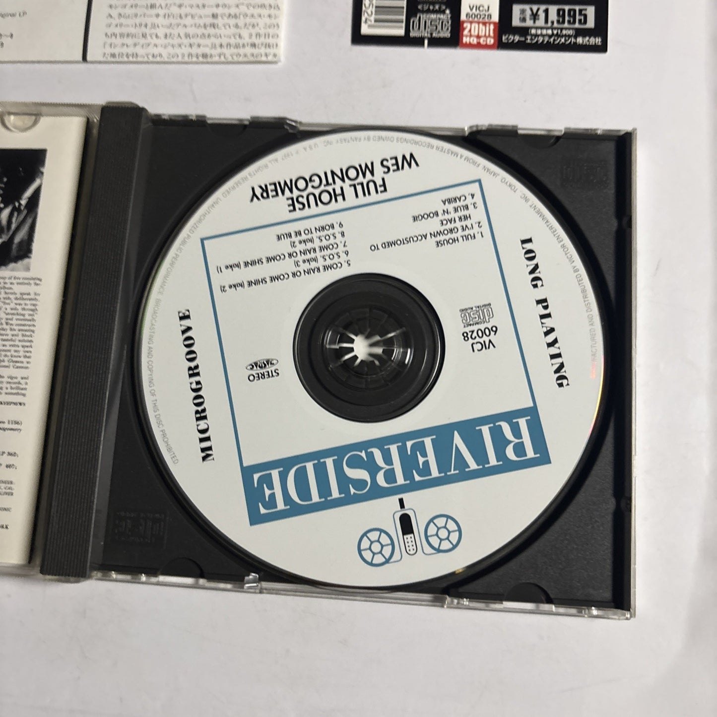 Wes Montgomery – Full House (CD, 1997) Japan obi VICJ-60028