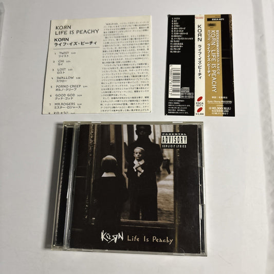 Korn – Life Is Peachy (CD, 1996) Japan obi ESCA 6571
