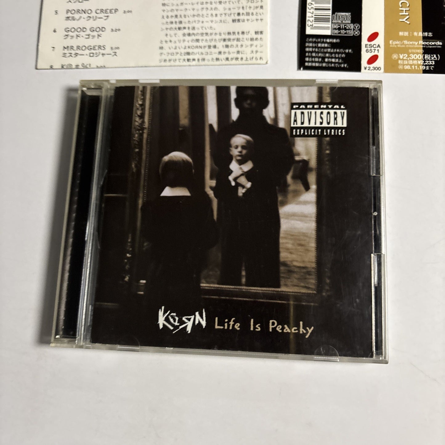 Korn – Life Is Peachy (CD, 1996) Japan obi ESCA 6571