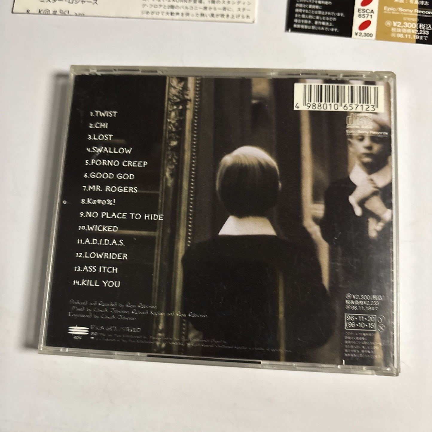 Korn – Life Is Peachy (CD, 1996) Japan obi ESCA 6571