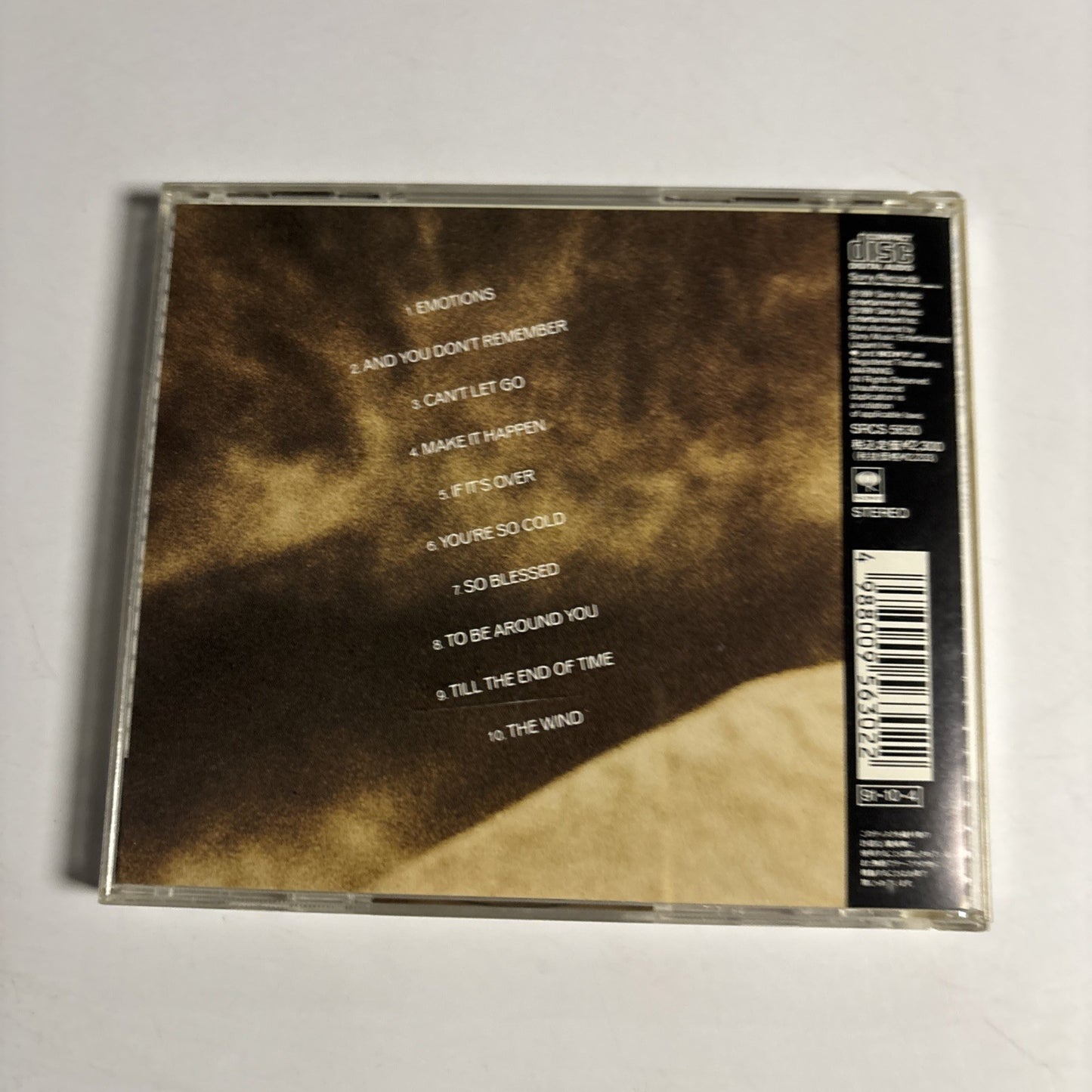 Mariah Carey – Emotions (CD, 1991) Japan SRCS 5630