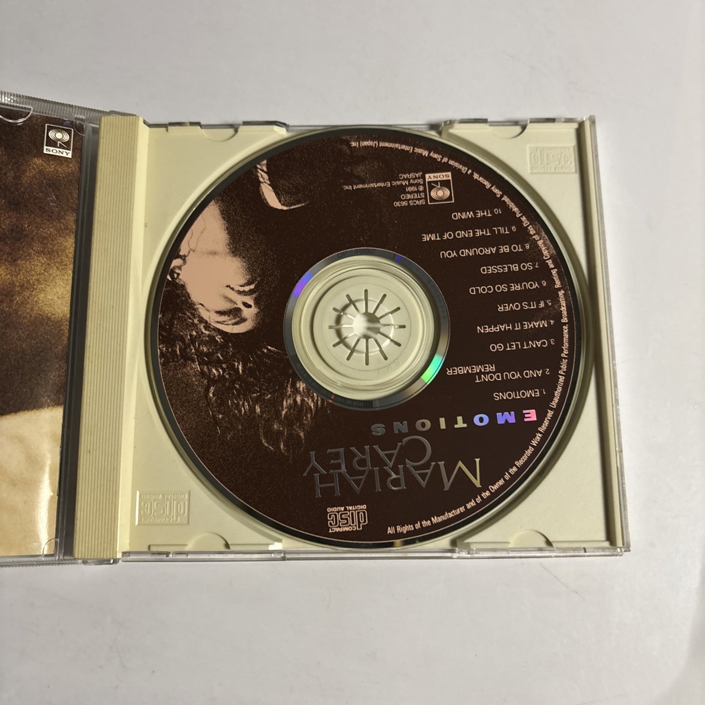 Mariah Carey – Emotions (CD, 1991) Japan SRCS 5630