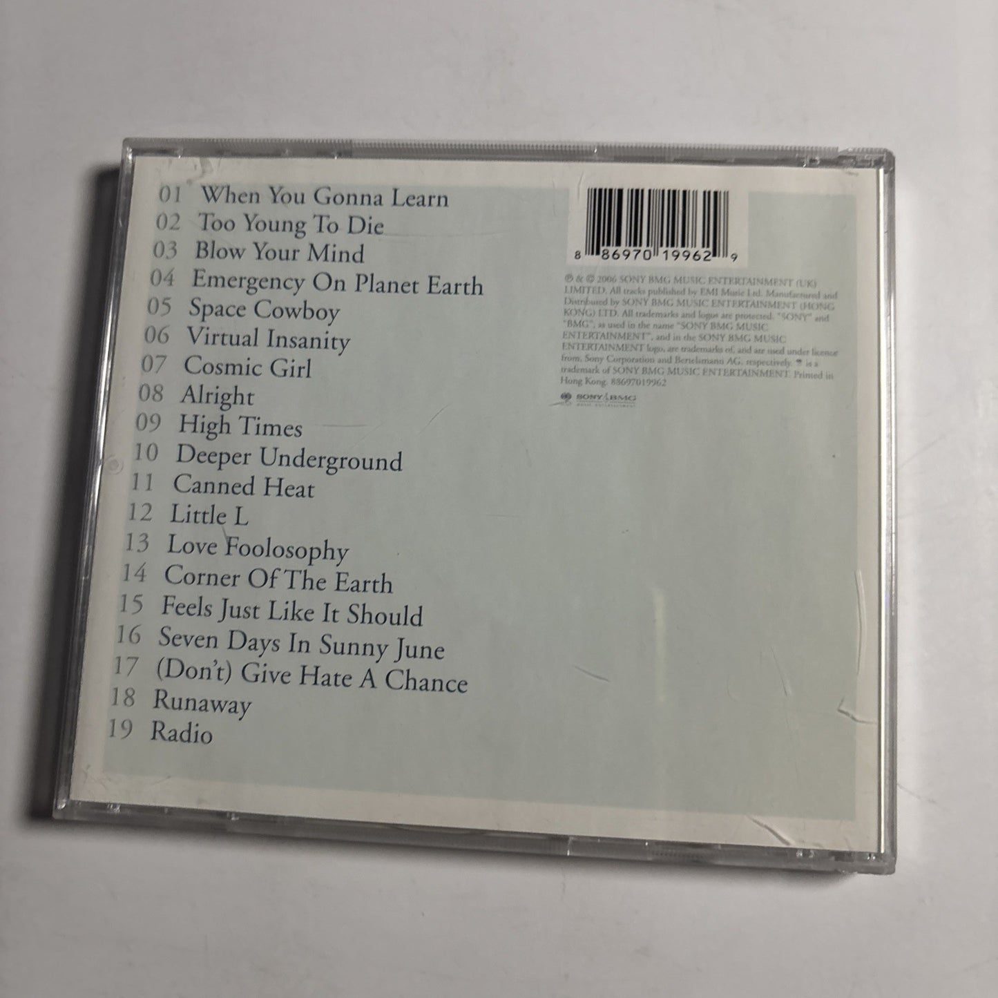 Jamiroquai – High Times (Singles 1992–2006) (CD, 2006) US 88697019962RE1