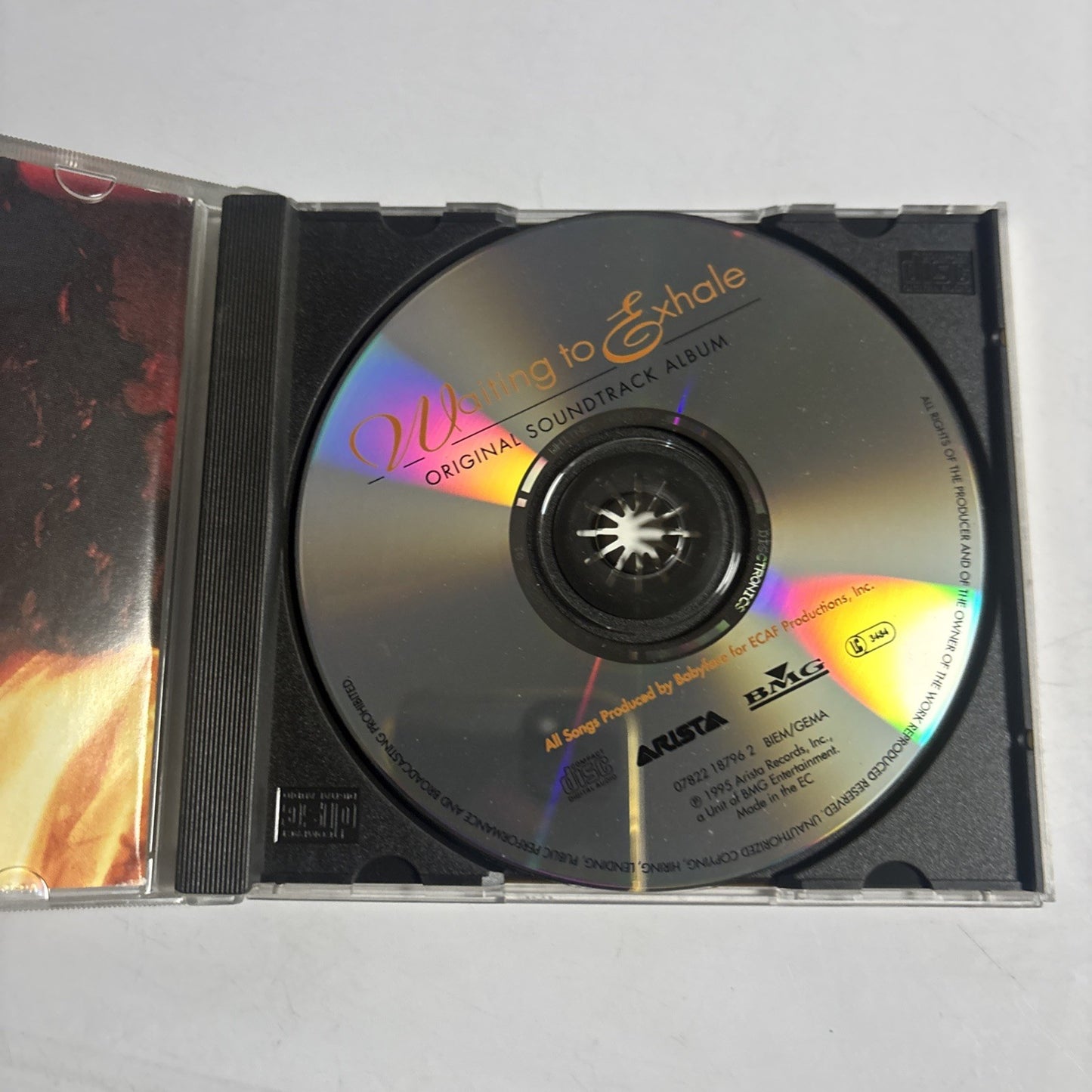 Waiting To Exhale (Original Soundtrack Album) (CD, 1995) Europe 07822 18796 2