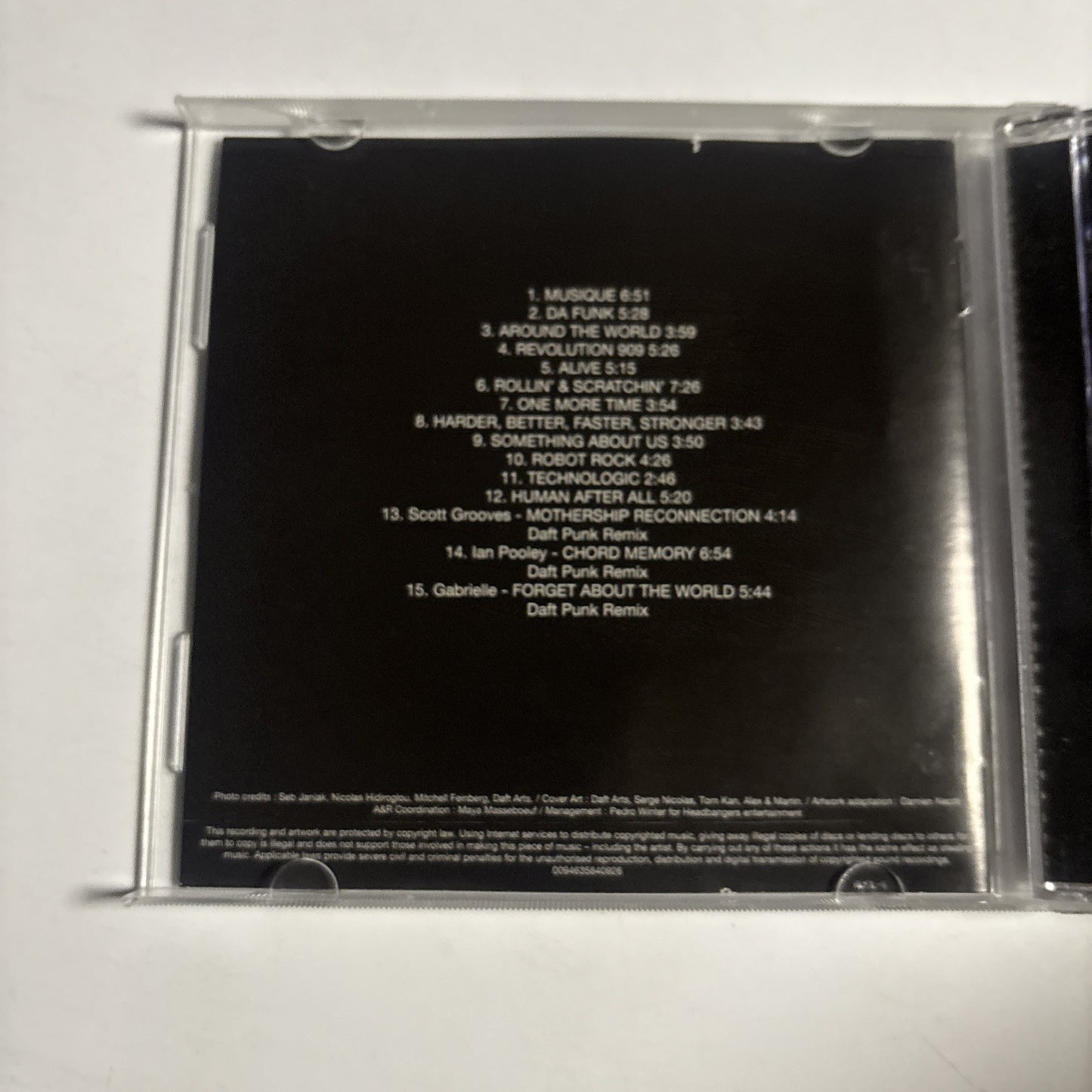 Daft Punk – Musique Vol. 1 1993-2005 (CD, 2006)  094635840926