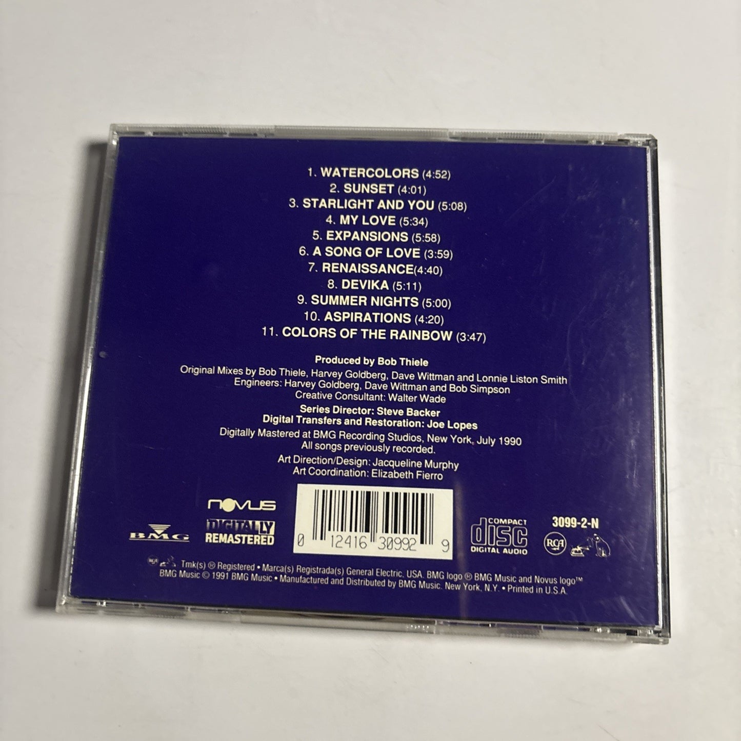 Lonnie Liston Smith – Watercolors (CD, 1991) US 3099-2-N