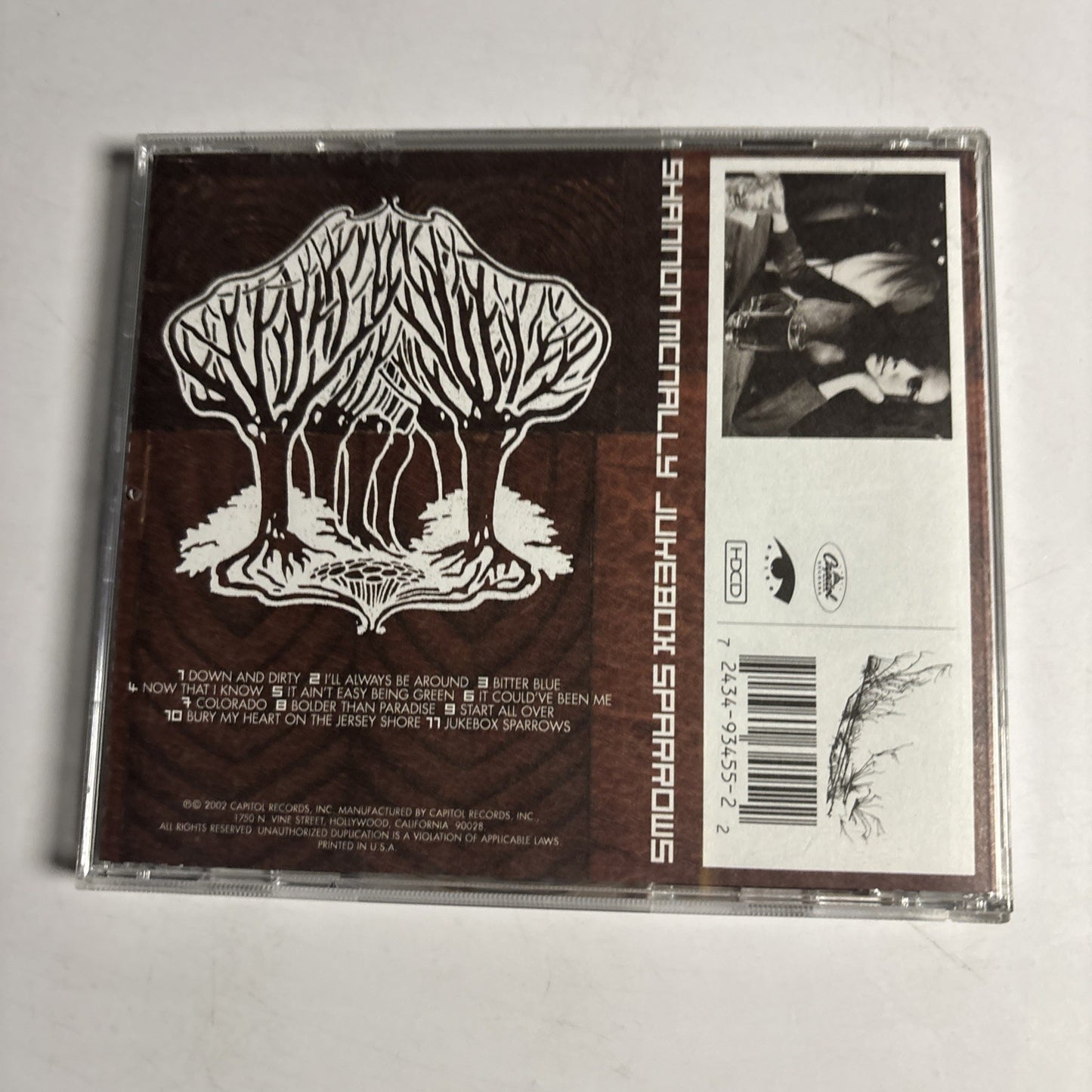 Shannon McNally – Jukebox Sparrows (CD, HDCD, 2002) US CDP 7243 4 93455 2 2