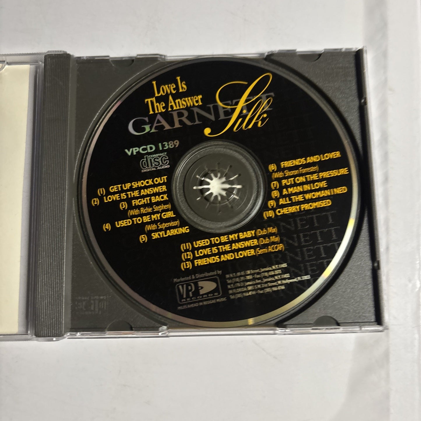 Garnett Silk – Love Is The Answer (CD, 1994) US VPCD 1389