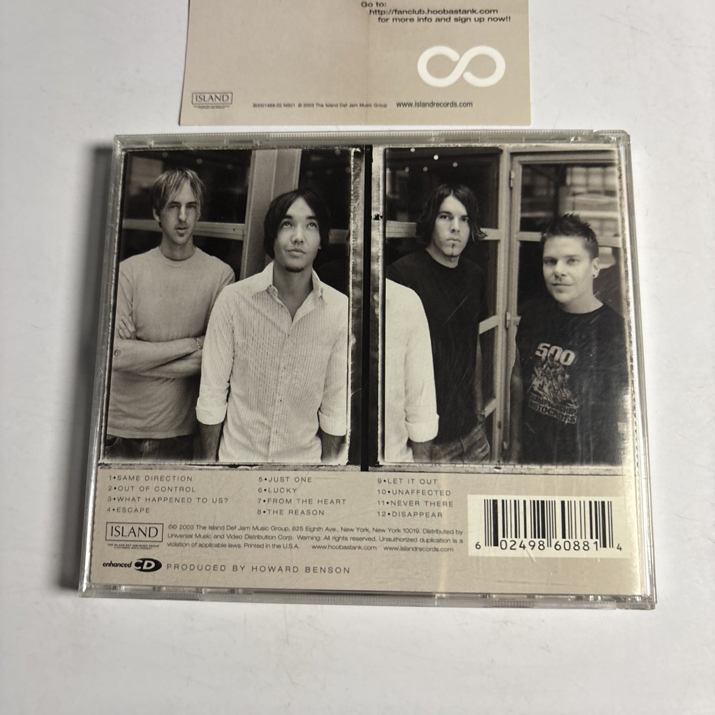 Hoobastank – The Reason (CD, 2003) US B0001488-02