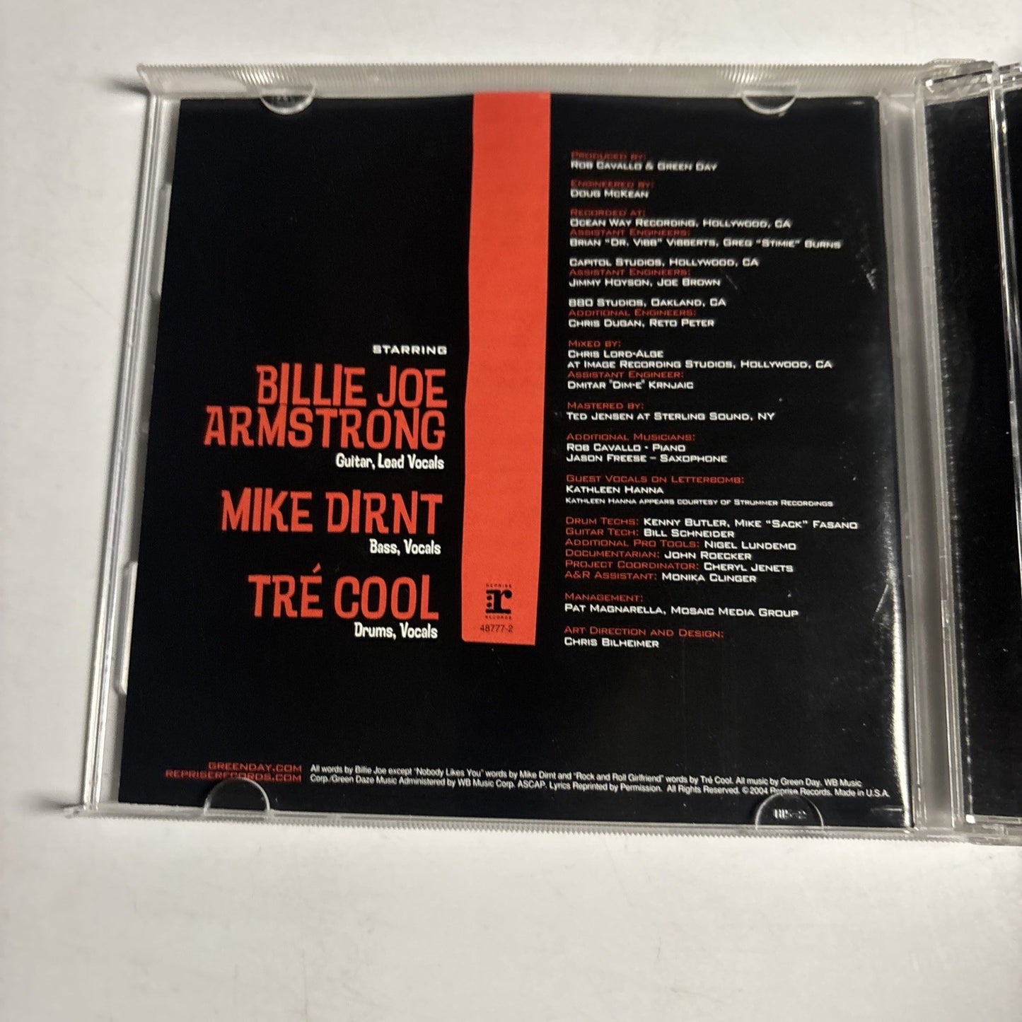 Green Day – American Idiot (CD, 2004) US 48777-2