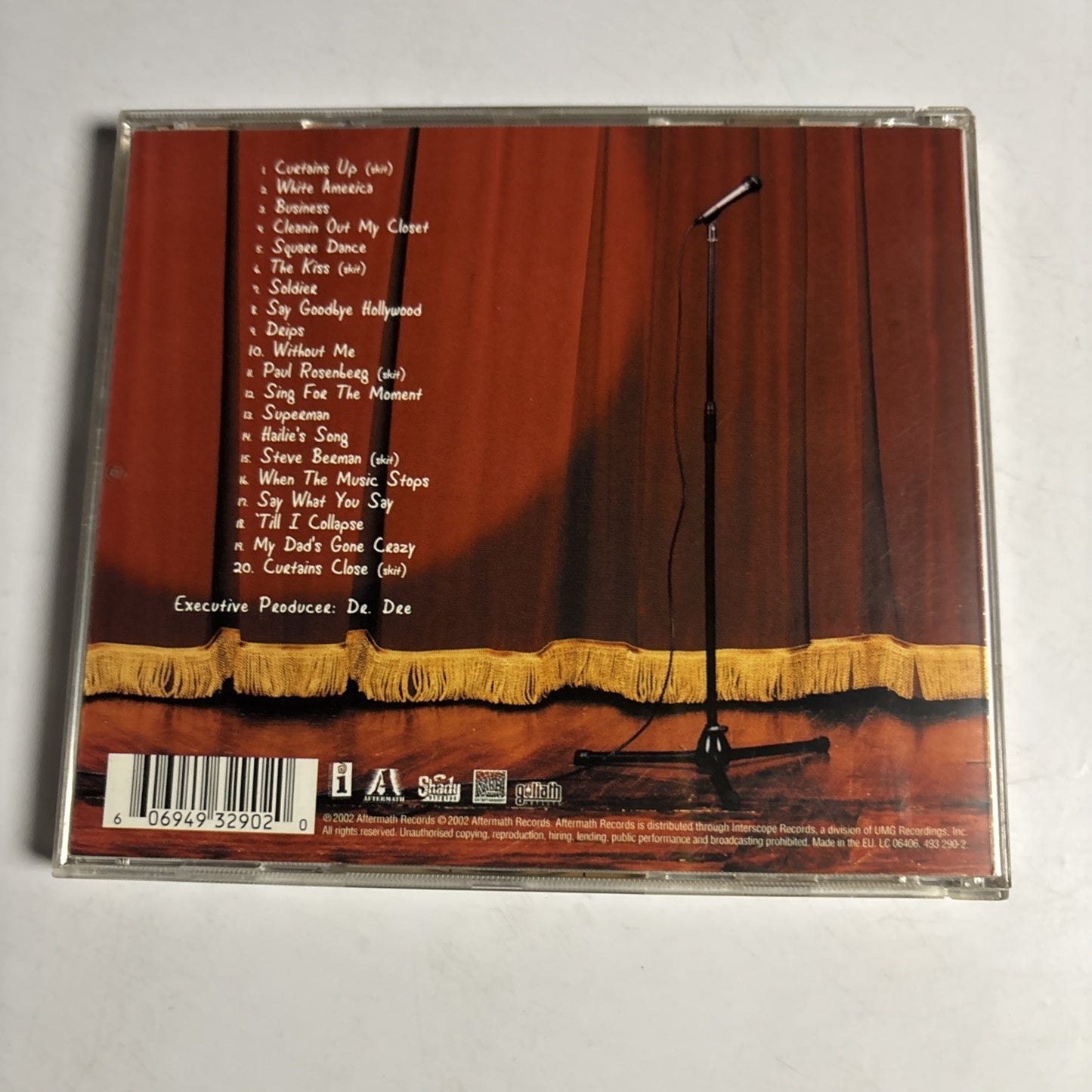 Eminem – The Eminem Show (CD, 2002) Europe 493 290-2