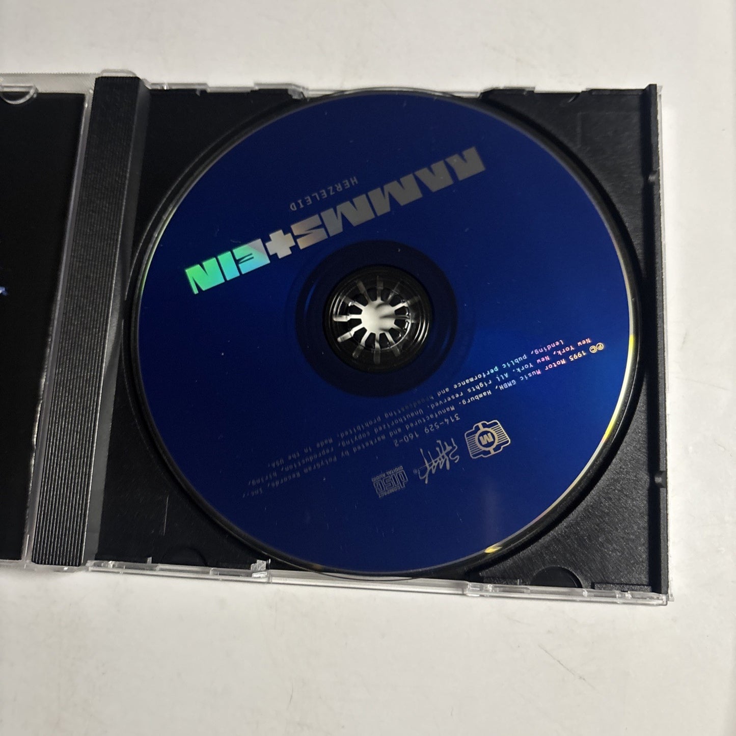 Rammstein – Herzeleid (CD, 1998) US 314 529 160-2 IN03