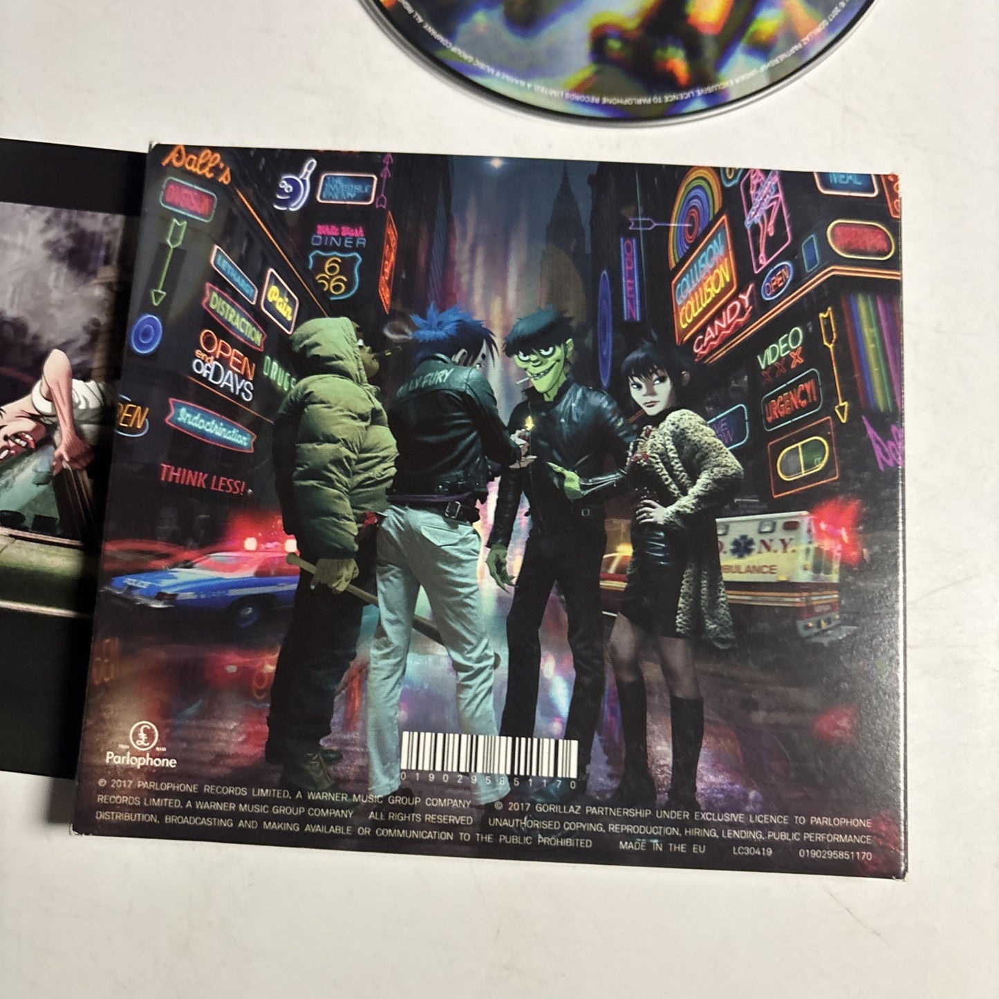 Gorillaz – Humanz (CD, 2017) Europe Digipak 0190295851170