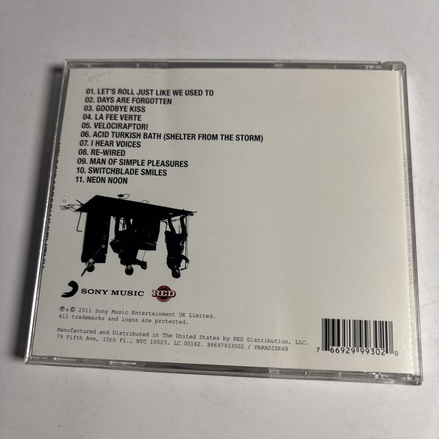 Kasabian – Velociraptor! (CD, 2011) US 88697933502/ PARADISE69