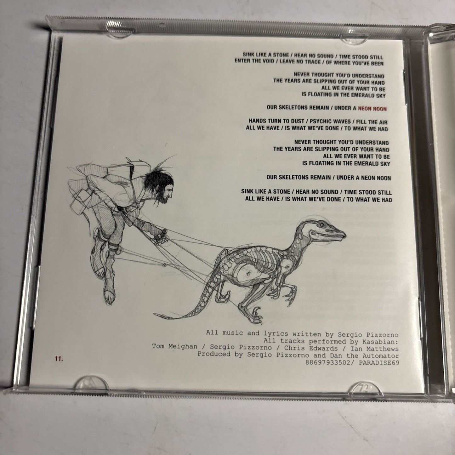 Kasabian – Velociraptor! (CD, 2011) US 88697933502/ PARADISE69