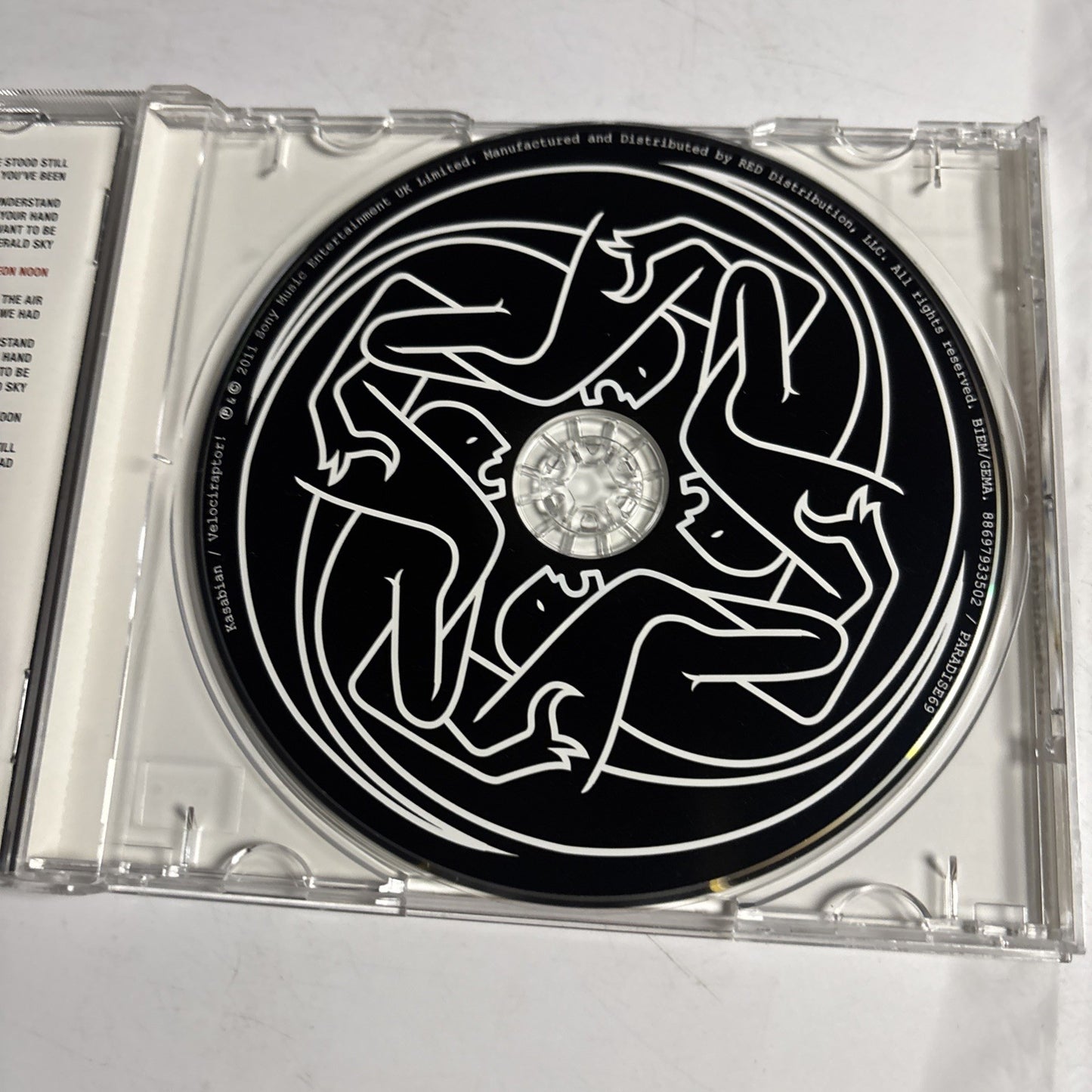 Kasabian – Velociraptor! (CD, 2011) US 88697933502/ PARADISE69