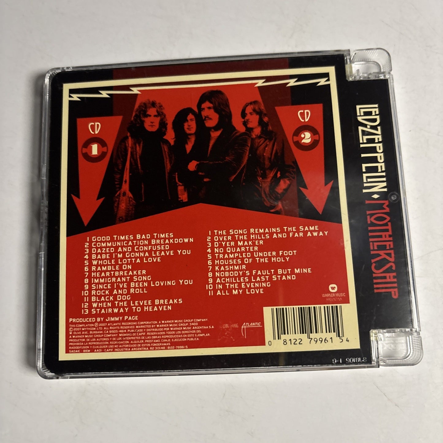 Led Zeppelin – Mothership (CD, 2007 2-Disc) Argentina Super Jewel Case R2313148