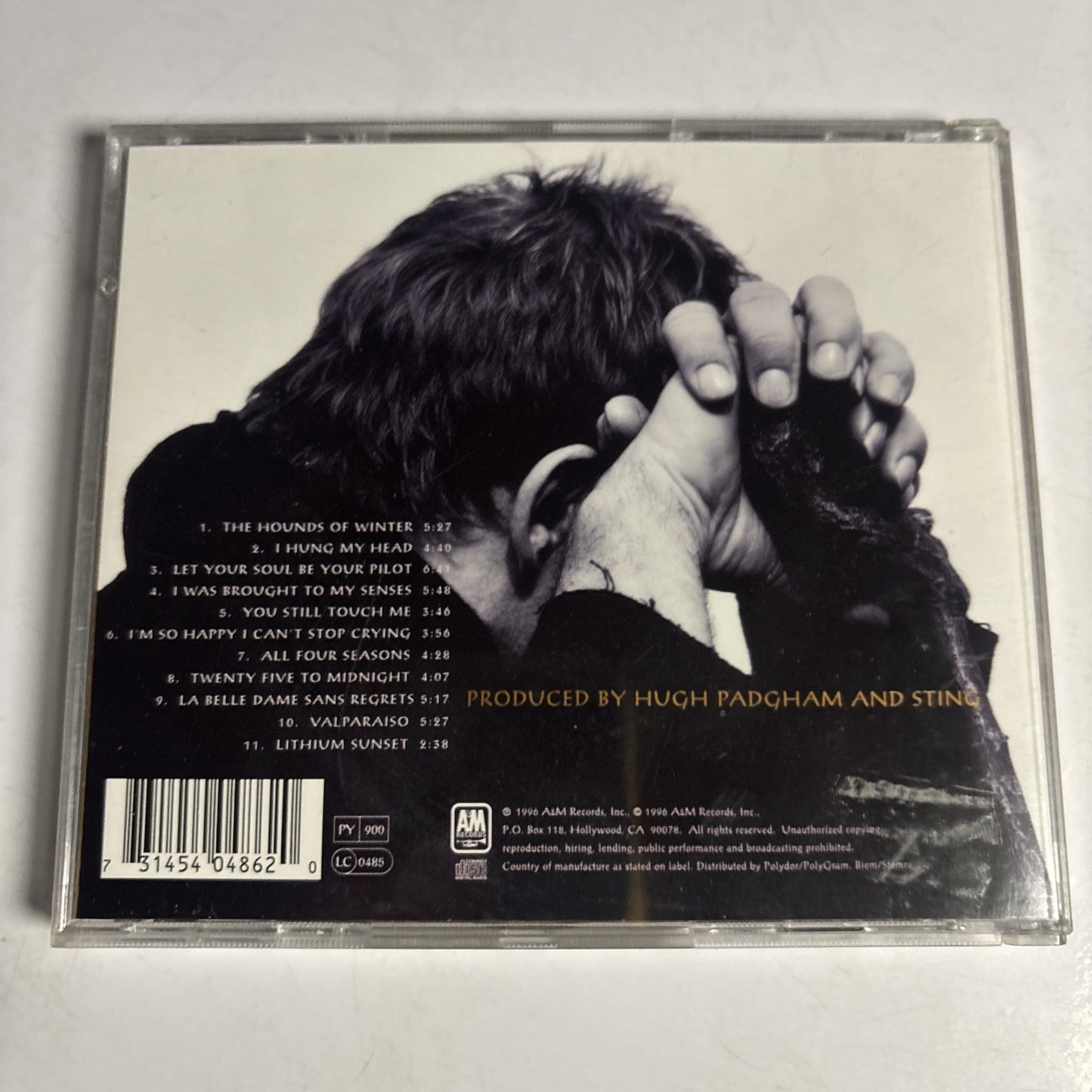 Sting – Mercury Falling (CD, 1996)  Europe 540 486 2