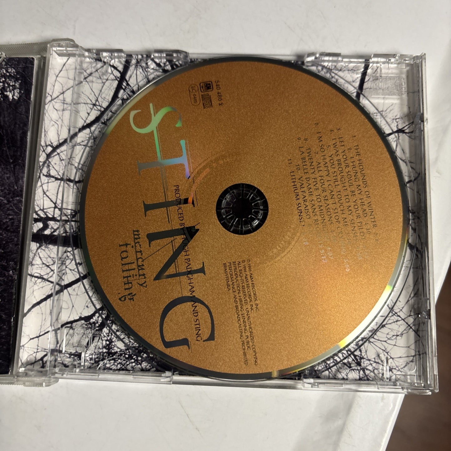 Sting – Mercury Falling (CD, 1996)  Europe 540 486 2