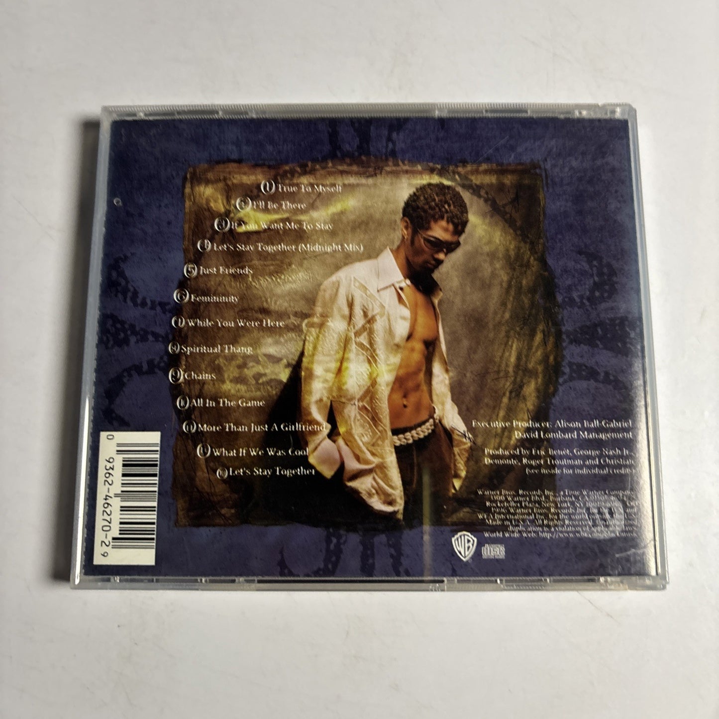 Eric Benét – True To Myself (CD, 1996) US 9 46270-2