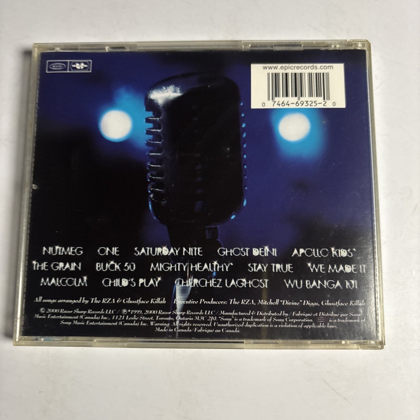 Ghostface Killah – Supreme Clientele (CD, 2000) Canada EK 69325
