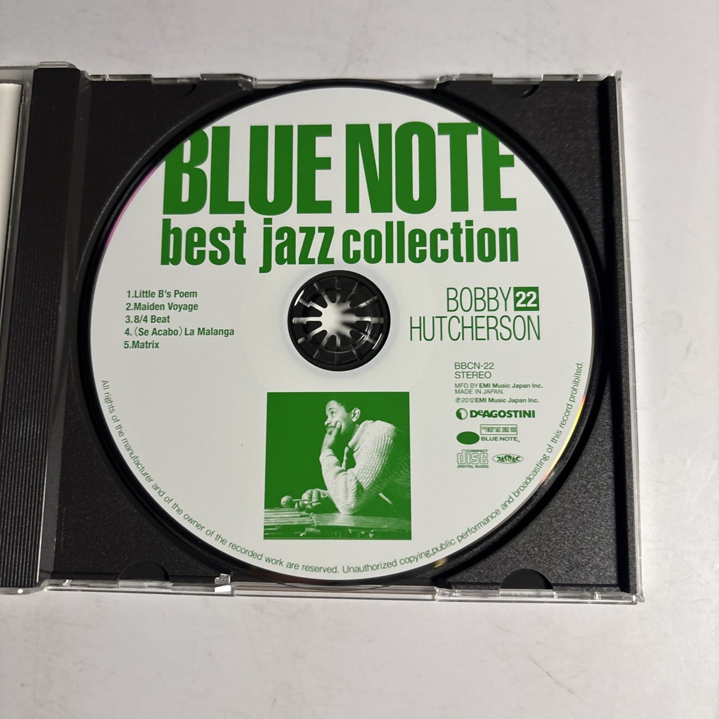 Bobby Hutcherson – Blue Note Best Jazz Collection-22 (CD, 2012) Japan BBCN-22