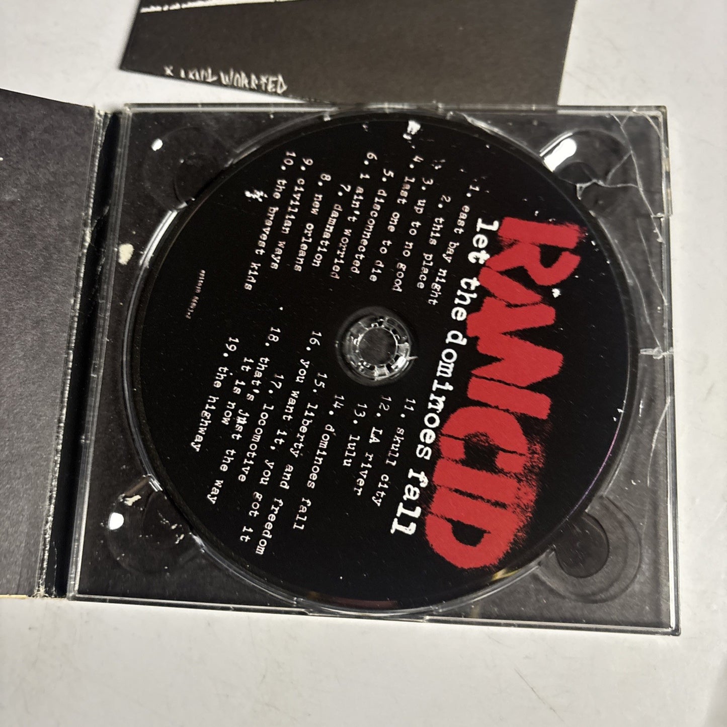Rancid – Let The Dominoes Fall (CD, 2009) US cracked case 86843-2