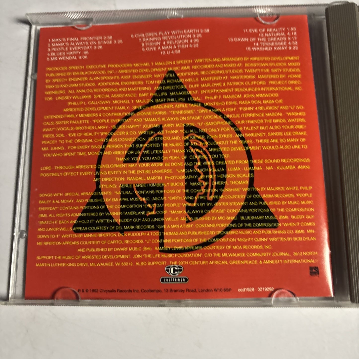 Arrested Development – 3 Years, 5 Months And 2 Days In The Life Of (CD, 1992)