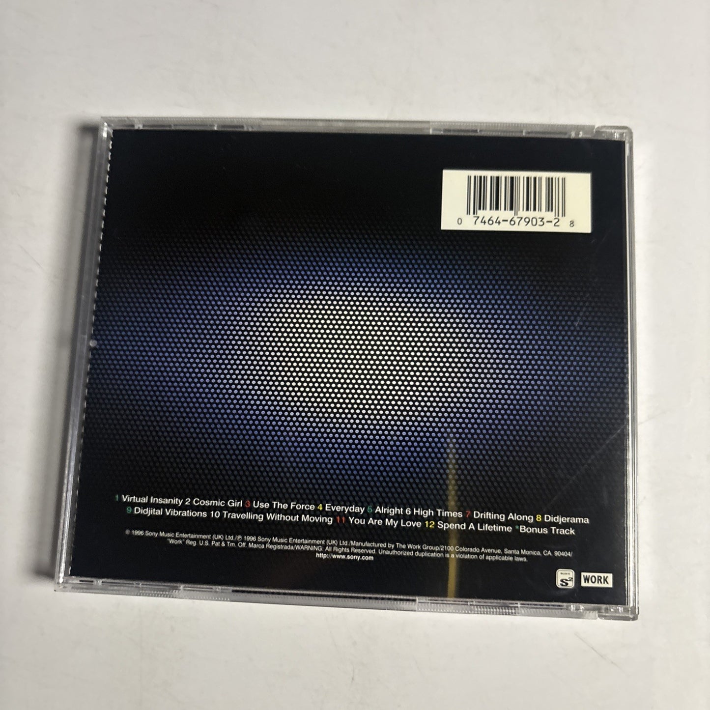 Jamiroquai – Travelling Without Moving (CD, 1996)  US OK 67903