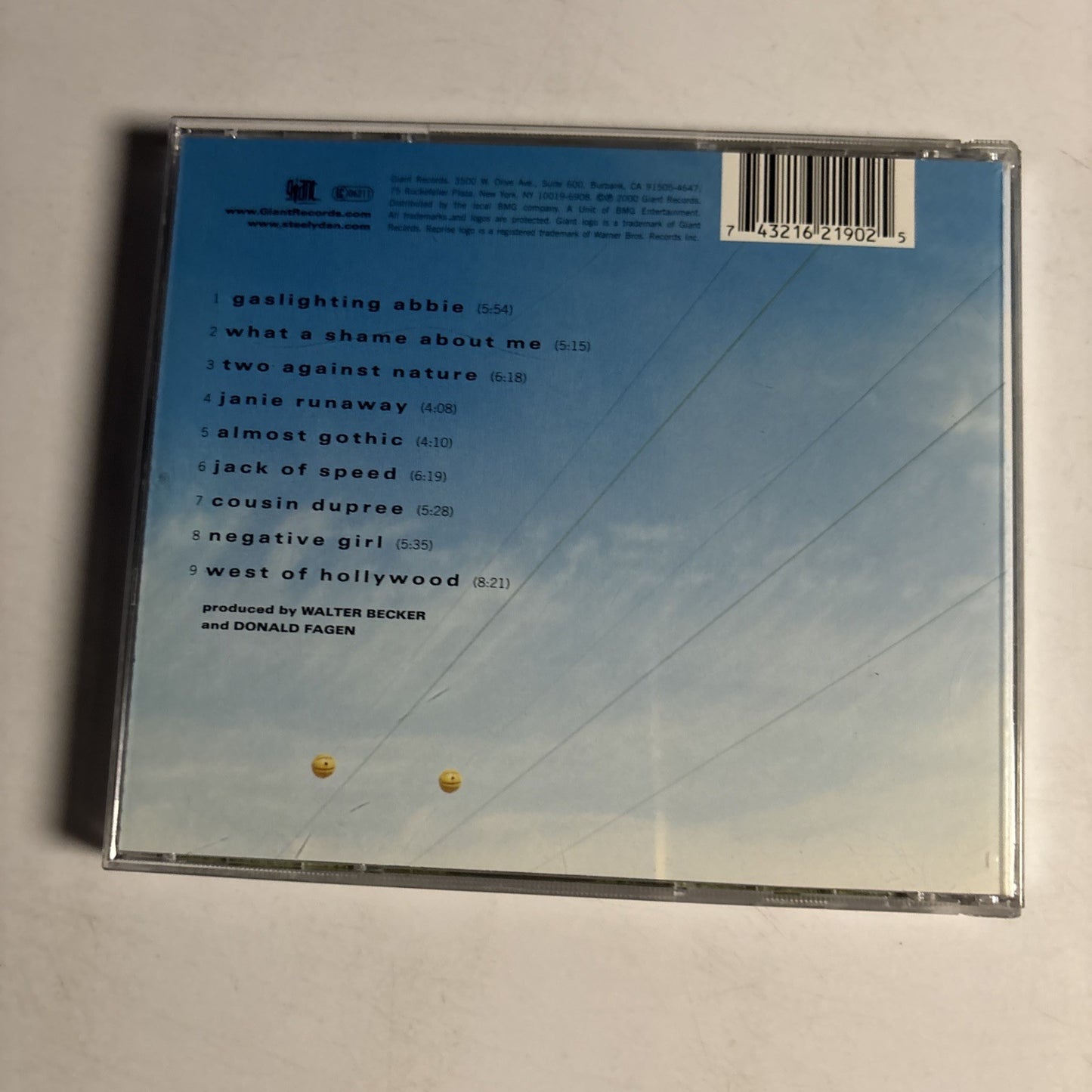 Steely Dan – Two Against Nature (CD, 2000)  Europe 74321 62190 2