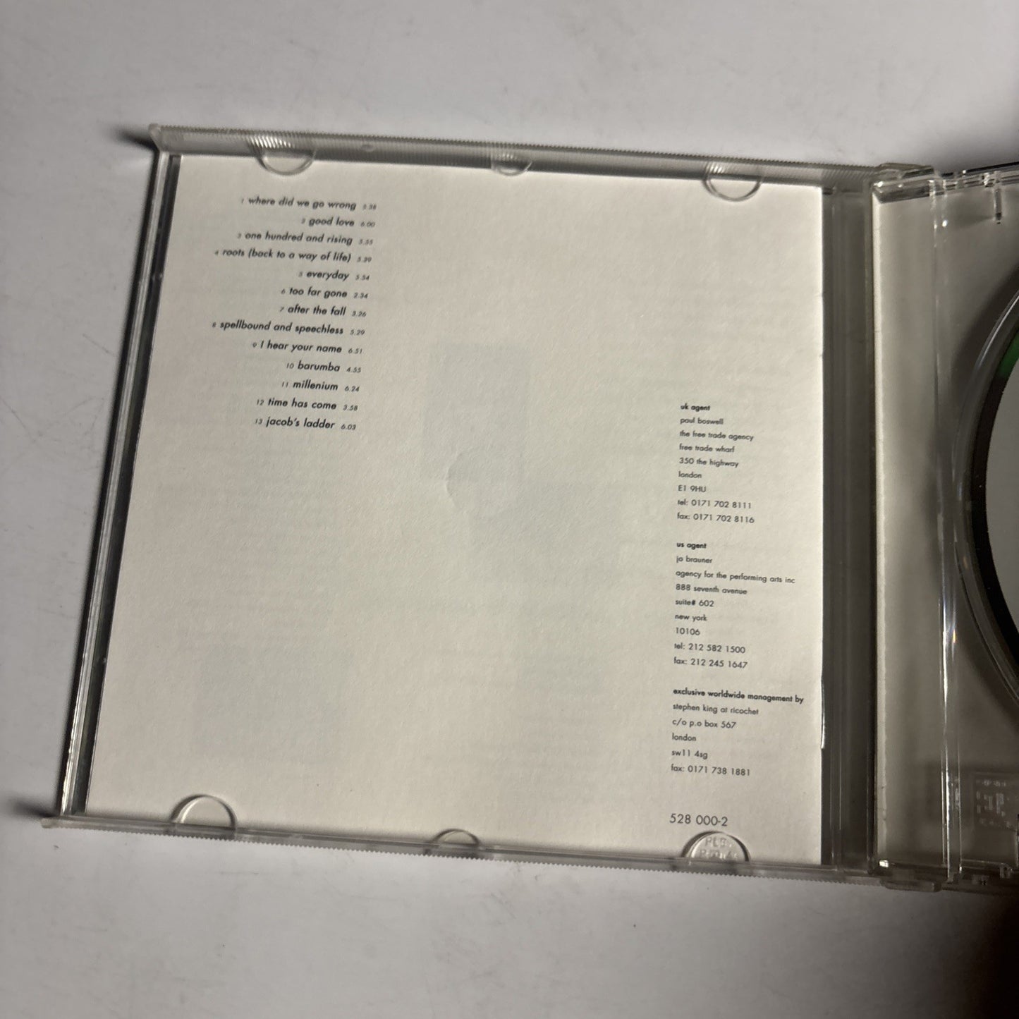 Incognito – 100° And Rising (CD, 1995) US 314 528 000-2