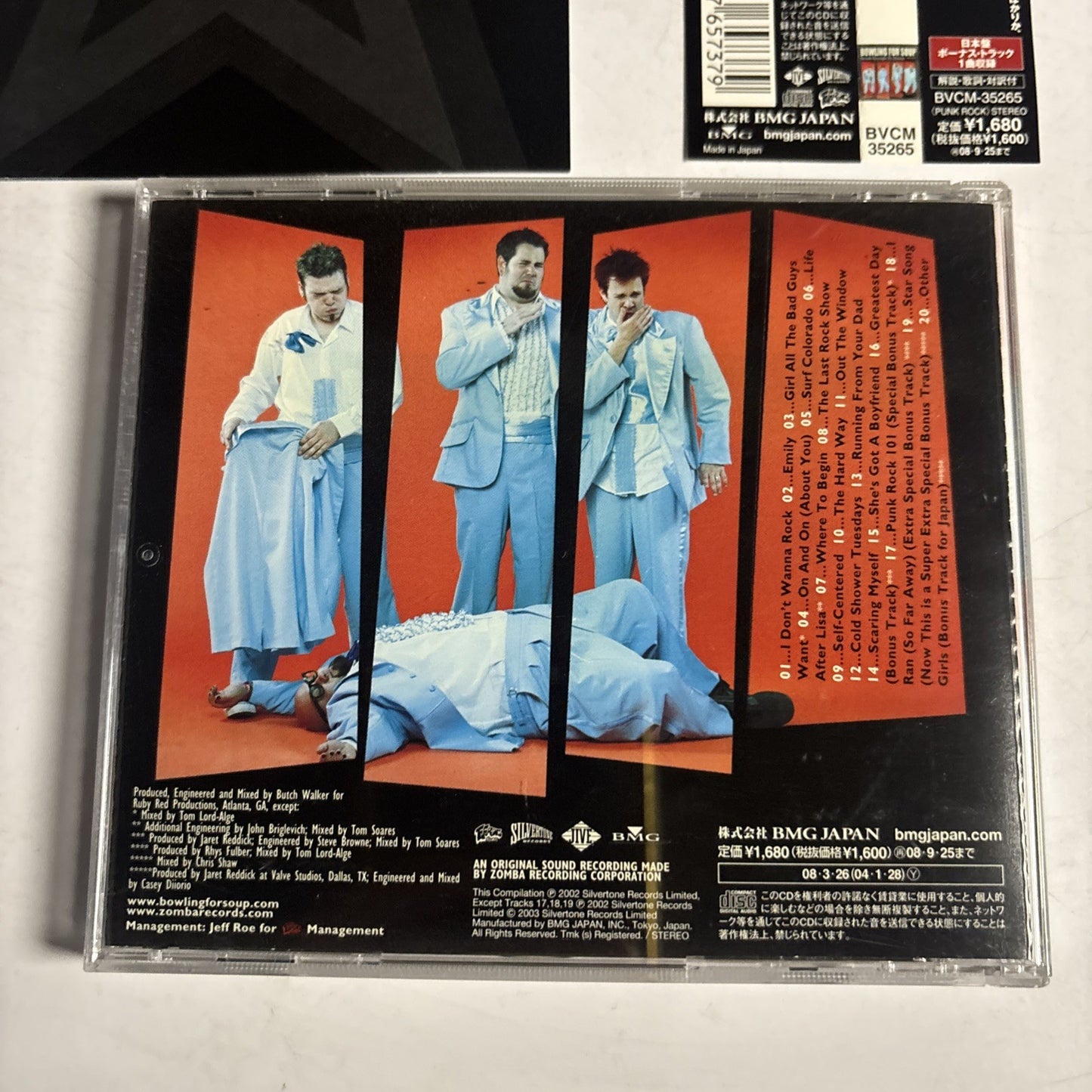 Bowling For Soup – Drunk Enough To Dance (CD, 2004) Japan Bonus Track Obi