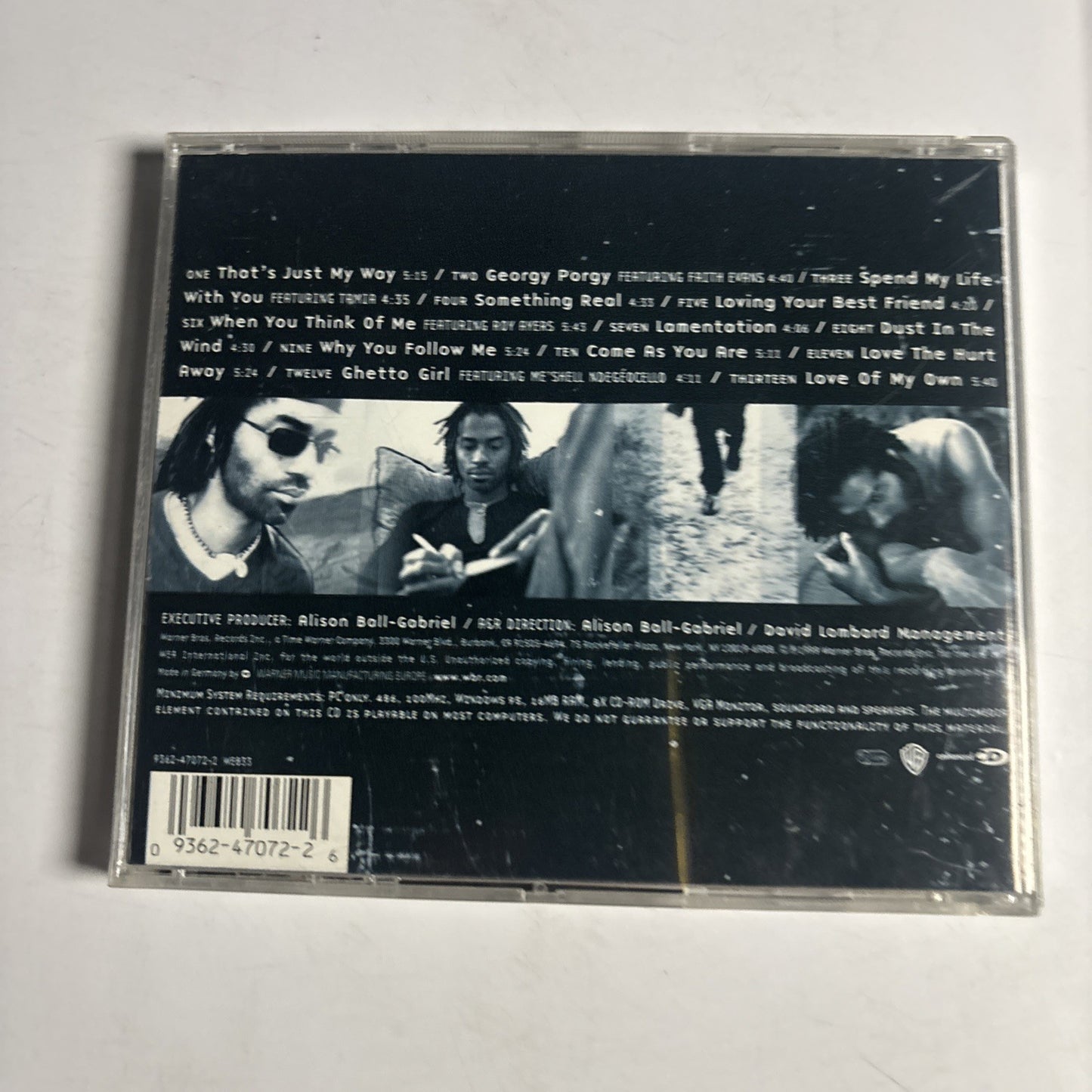 Eric Benét – A Day In The Life (CD, 1999) Germany 9362-47072-2
