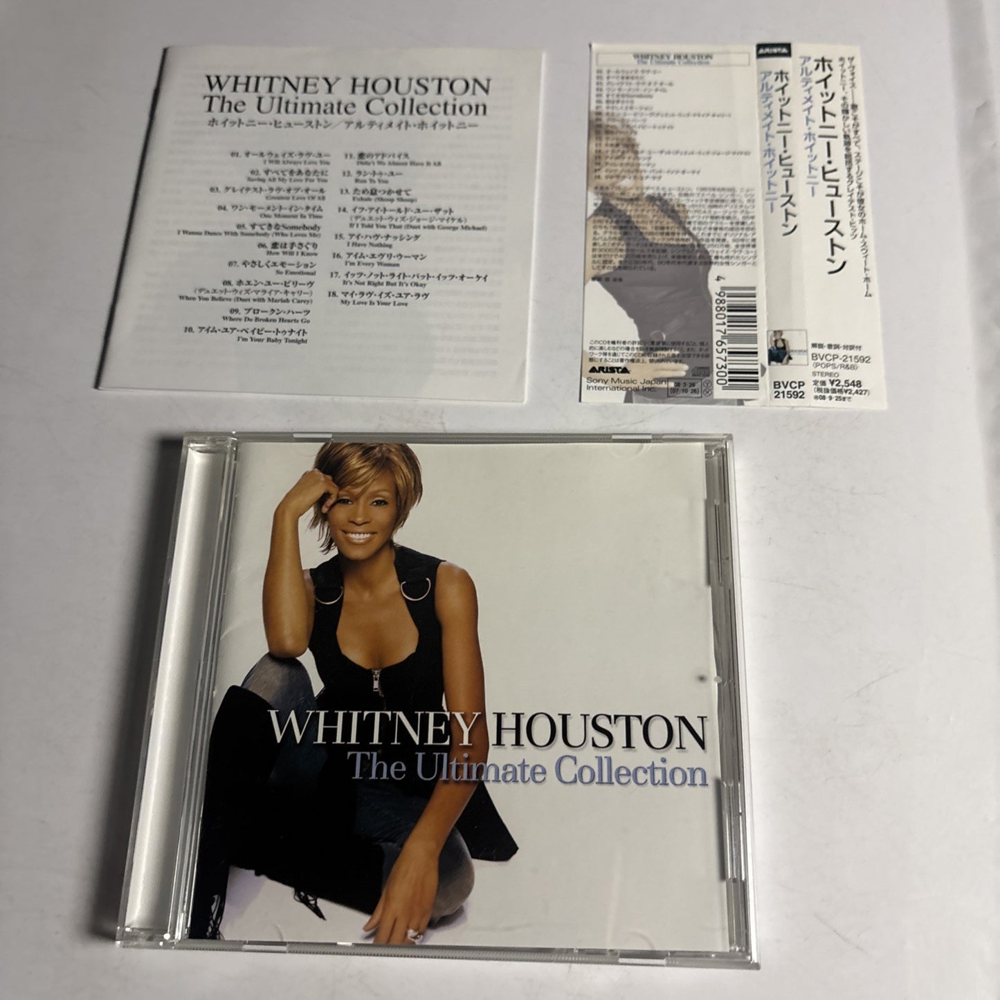 Whitney Houston – The Ultimate Collection (CD, 2007) Japan obi BVCP-21592