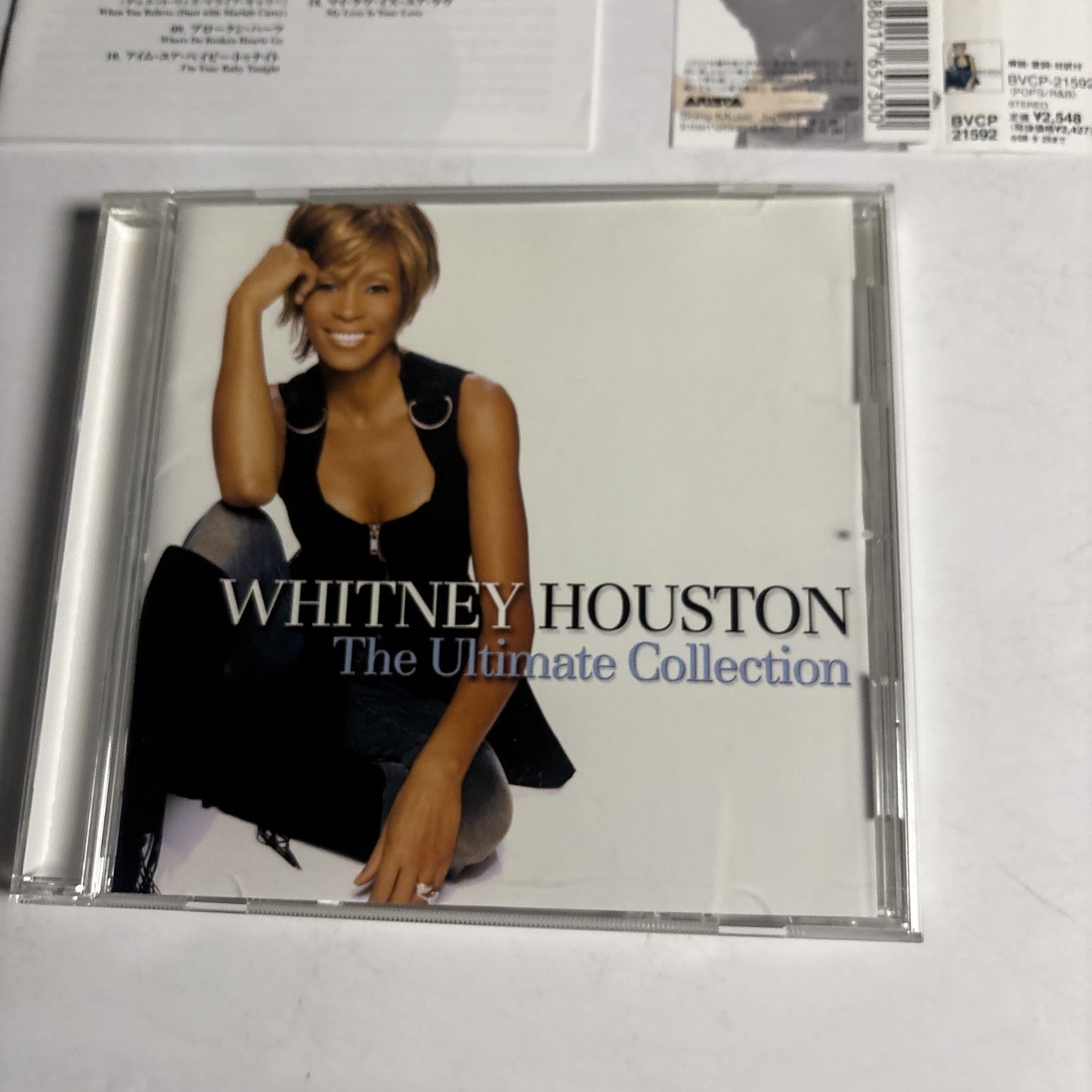 Whitney Houston – The Ultimate Collection (CD, 2007) Japan obi BVCP-21592