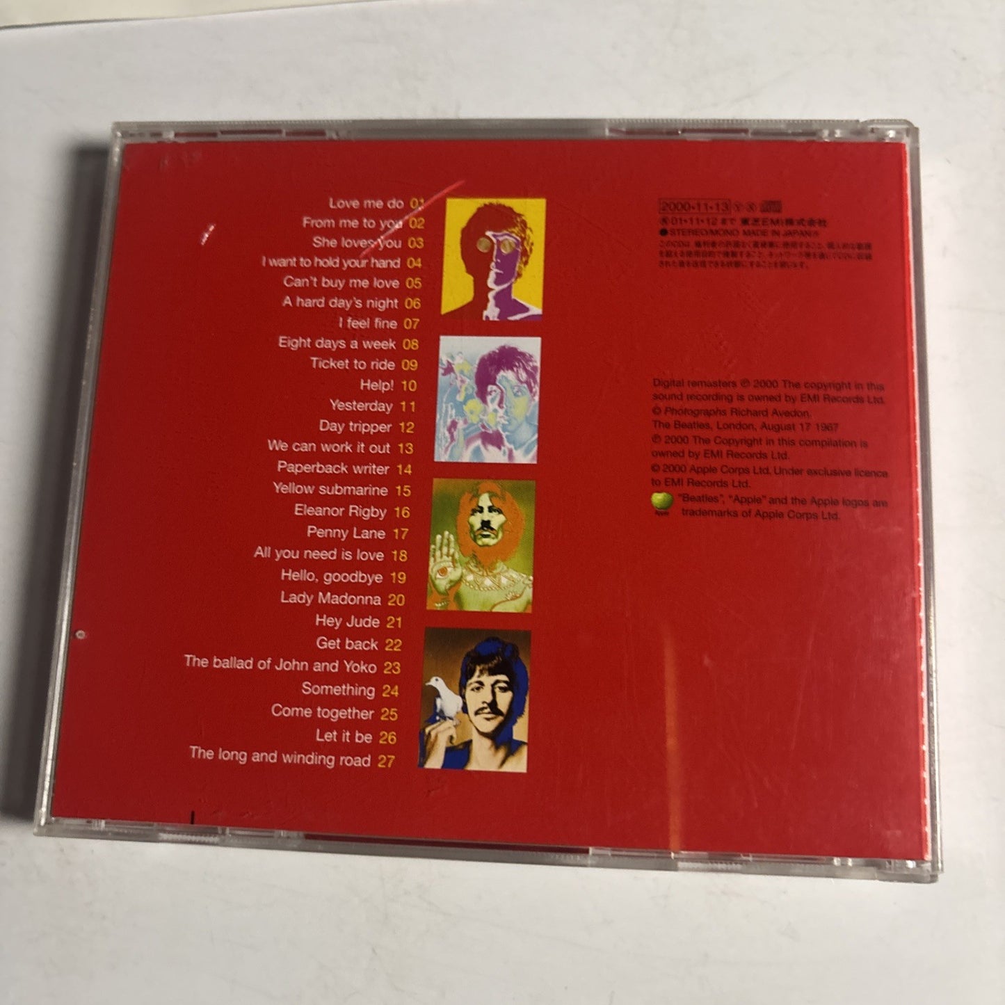 The Beatles – 1  (CD, 2000) Japan TOCP-65600