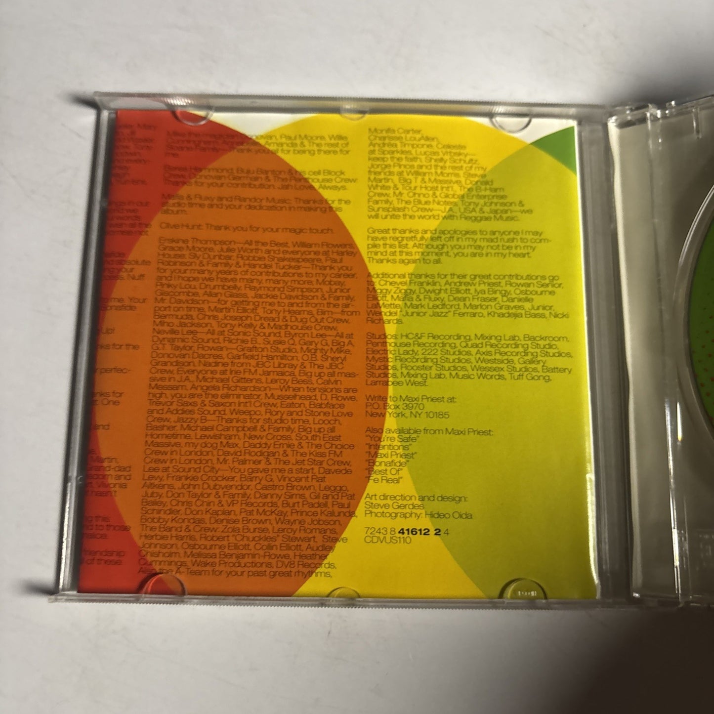Maxi Priest – Man With The Fun (CD, 1996) UK & Europe 7243 8 41612 2 4