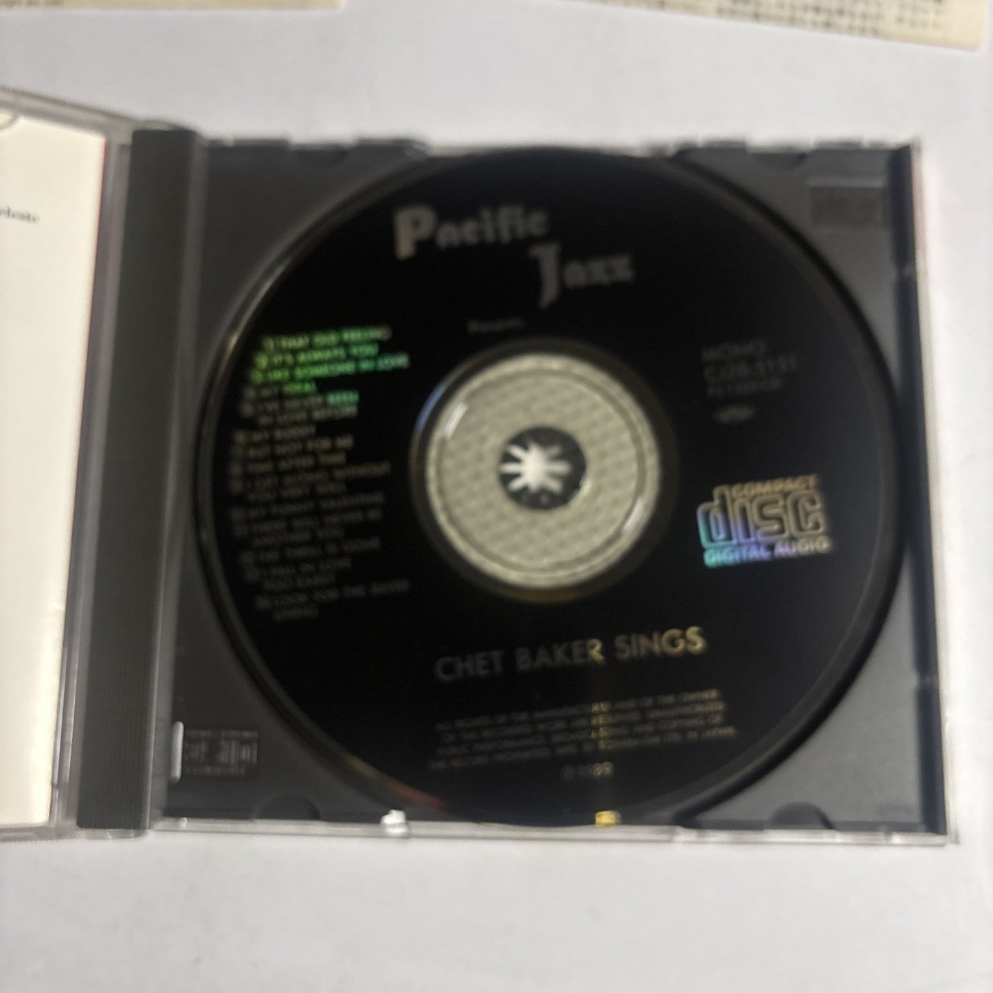 Chet Baker – Chet Baker Sings (CD, 1989) Japan CJ28‐5151